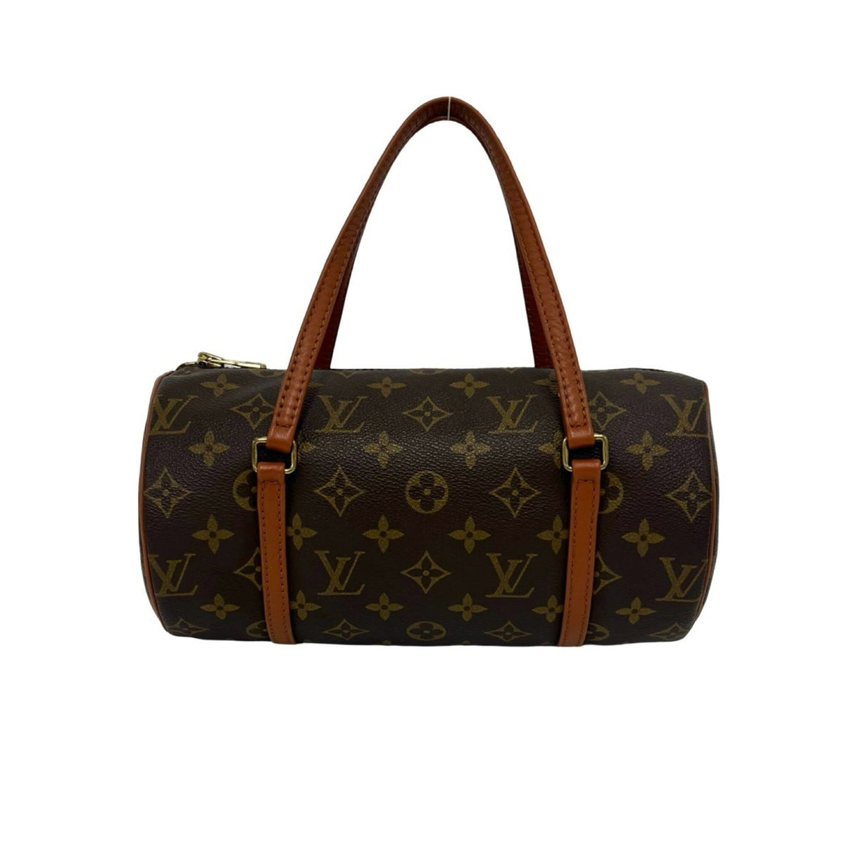 Louis Vuitton Brown Leather Pvc Boston Bag Handbag (Pre-Owned)