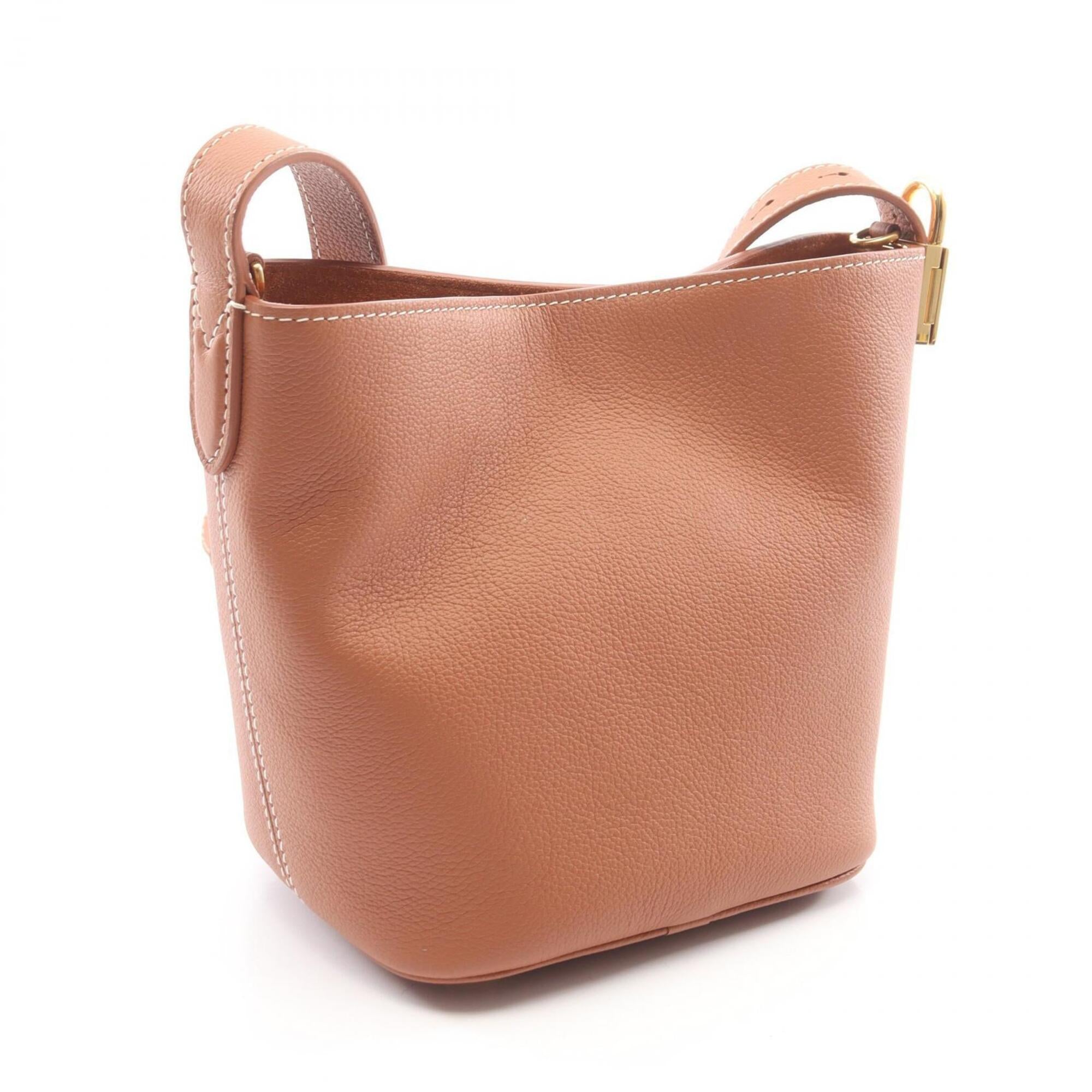 Louis Vuitton Brown Cognac Leather Handbag Pouch Shoulder Bag (Pre-Owned)