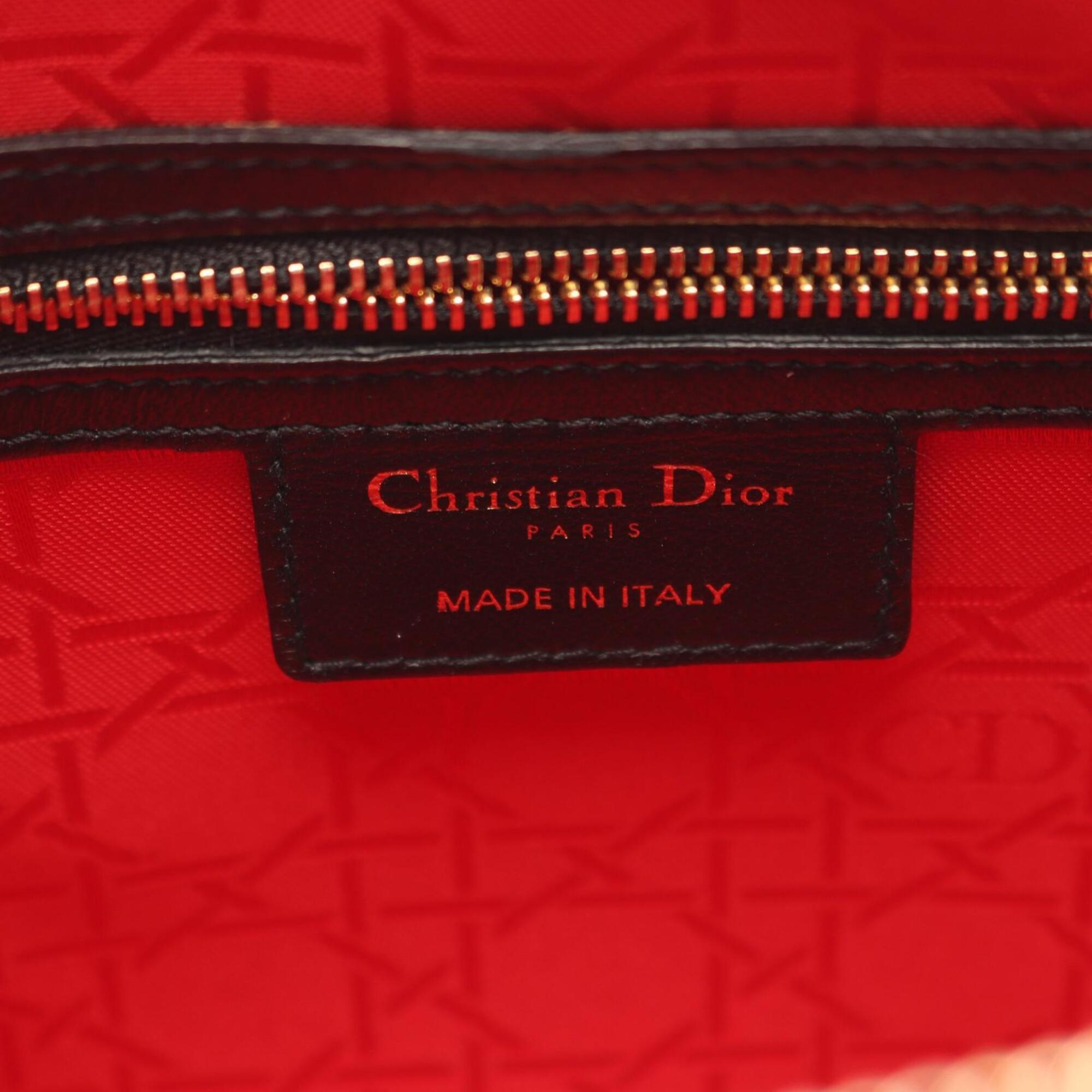 Christian Dior Black Leather Handbag (Pre-Owned)