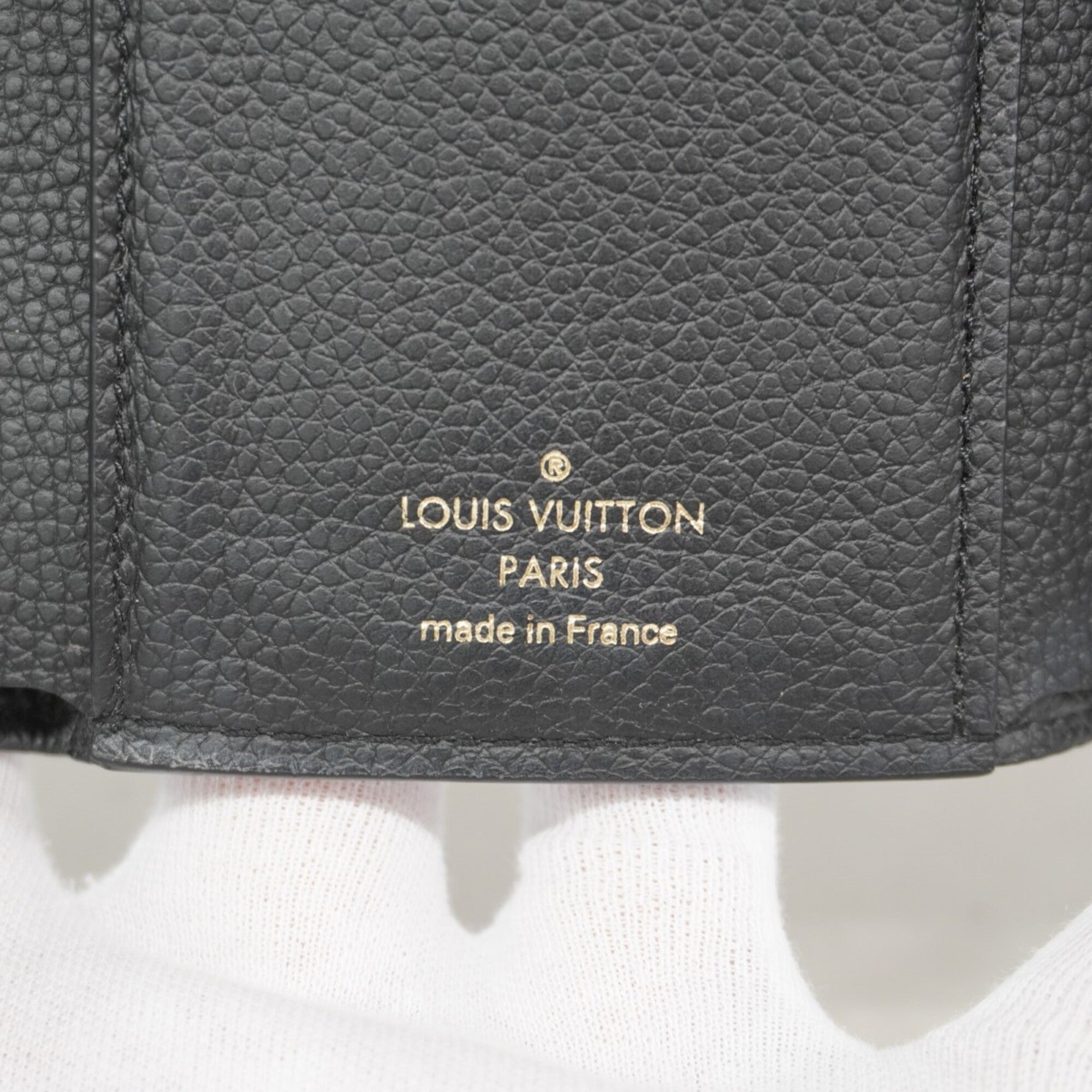 Louis Vuitton Noir Wallet (Tri-Fold) (Pre-Owned)