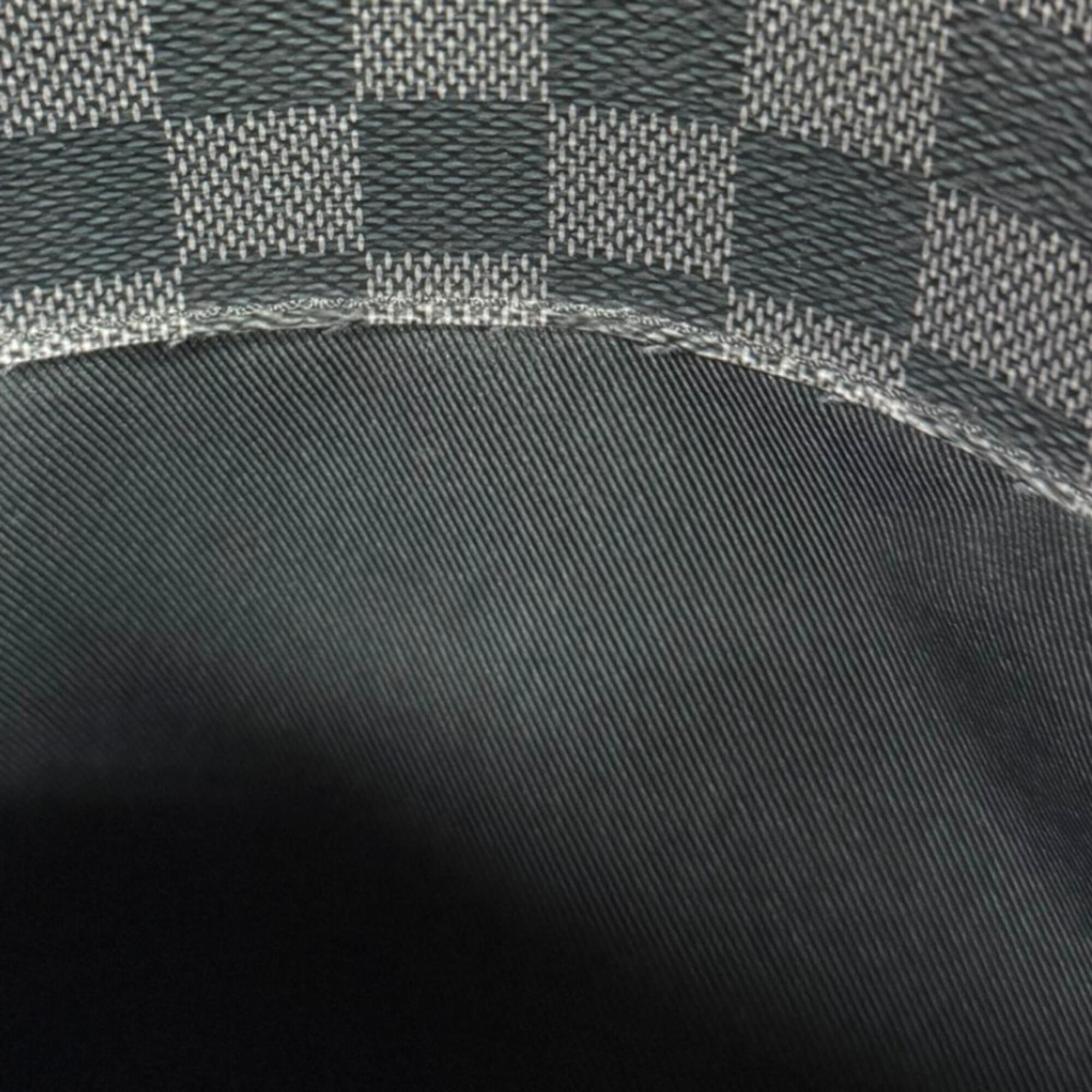 Louis Vuitton Damier Graphite Black Gray Damier Graphite Shoulder Bag (Pre-Owned)