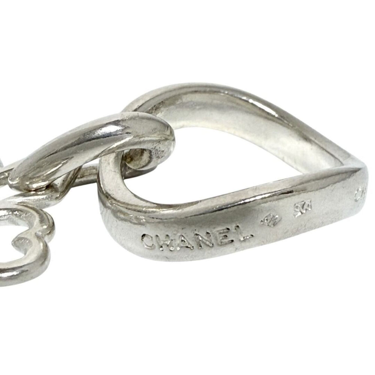 Chanel Silver Silver 925 Band Ring (Pre-Owned)