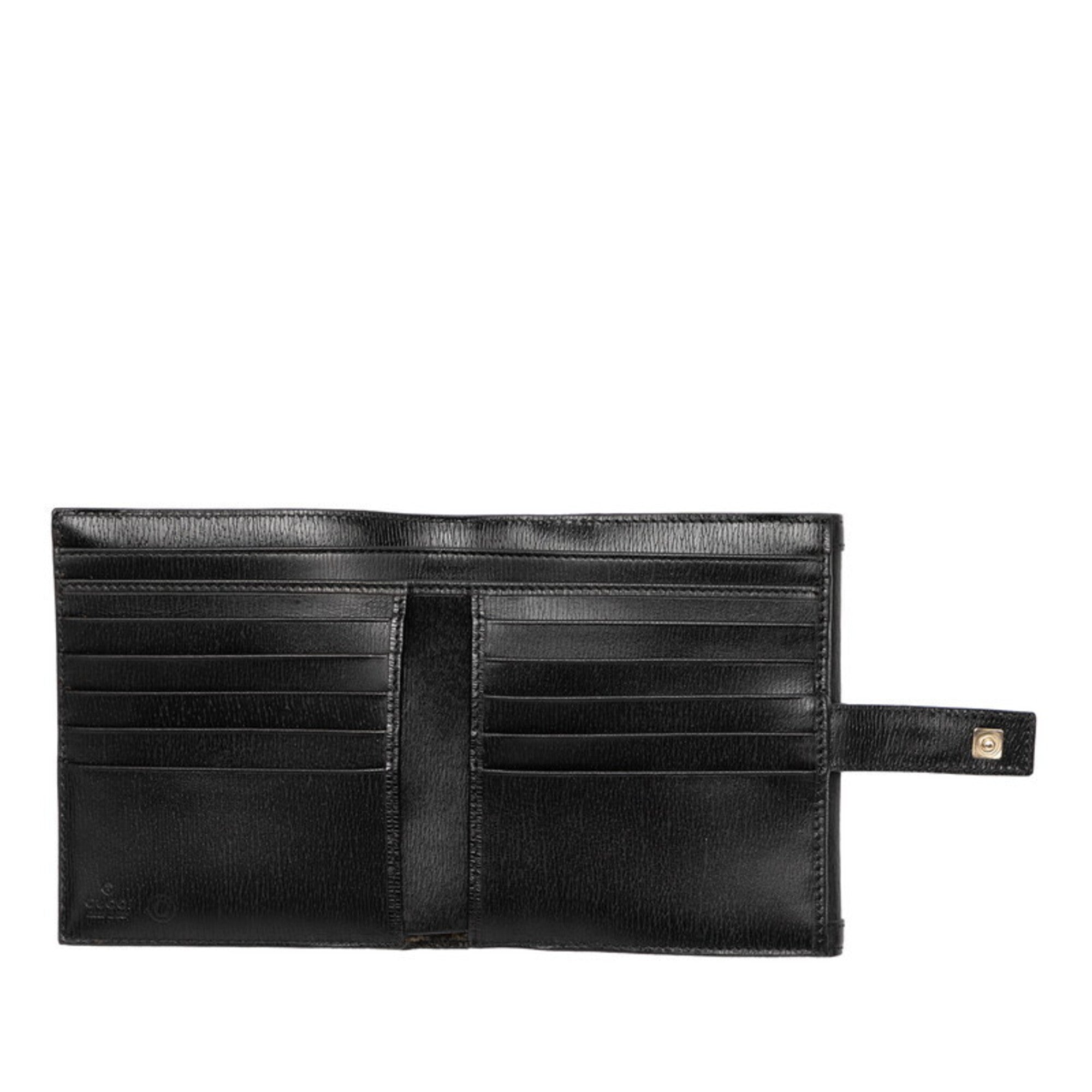 Gucci Black Leather Wallet (Bi-Fold) (Pre-Owned)
