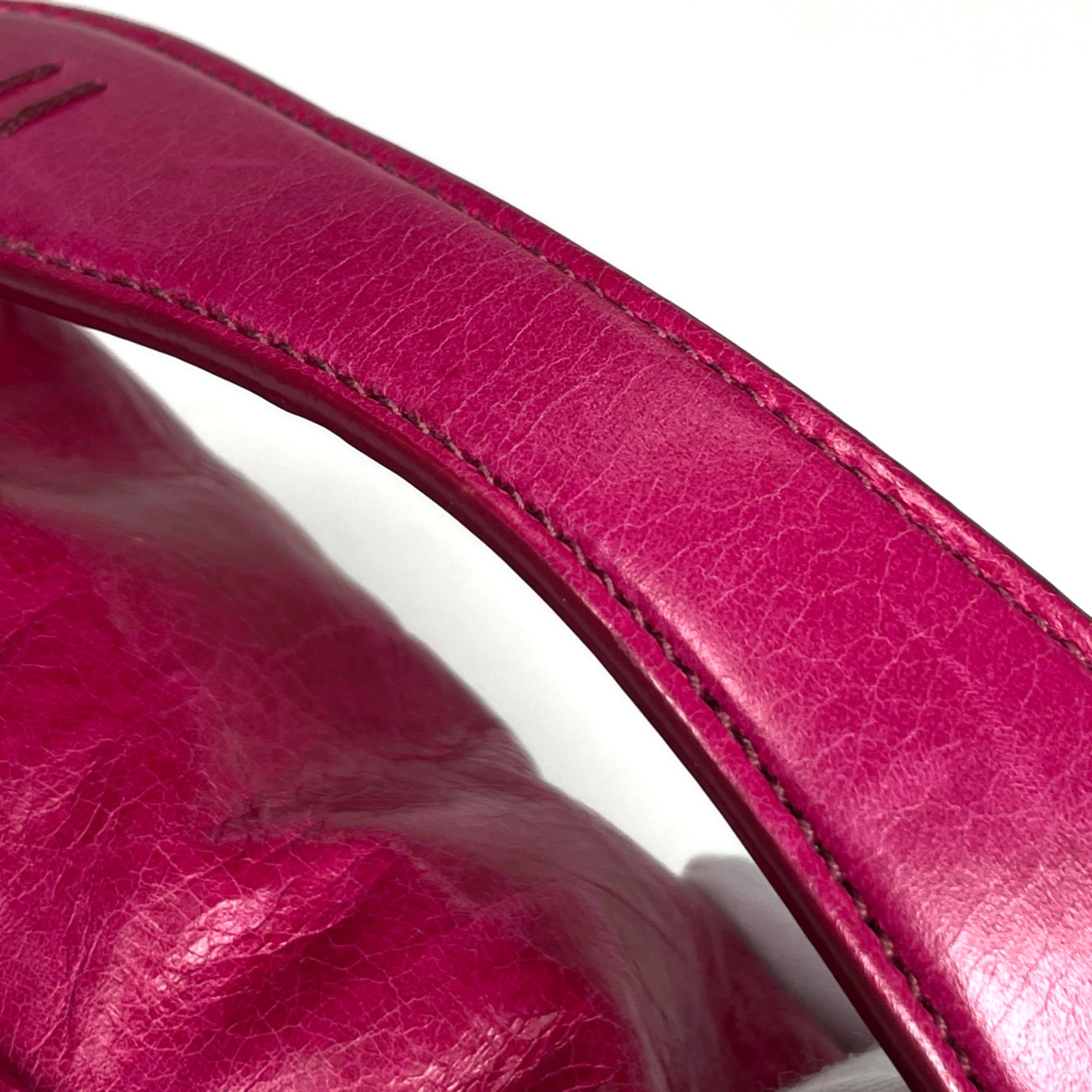Prada Pink Leather Handbag (Pre-Owned)