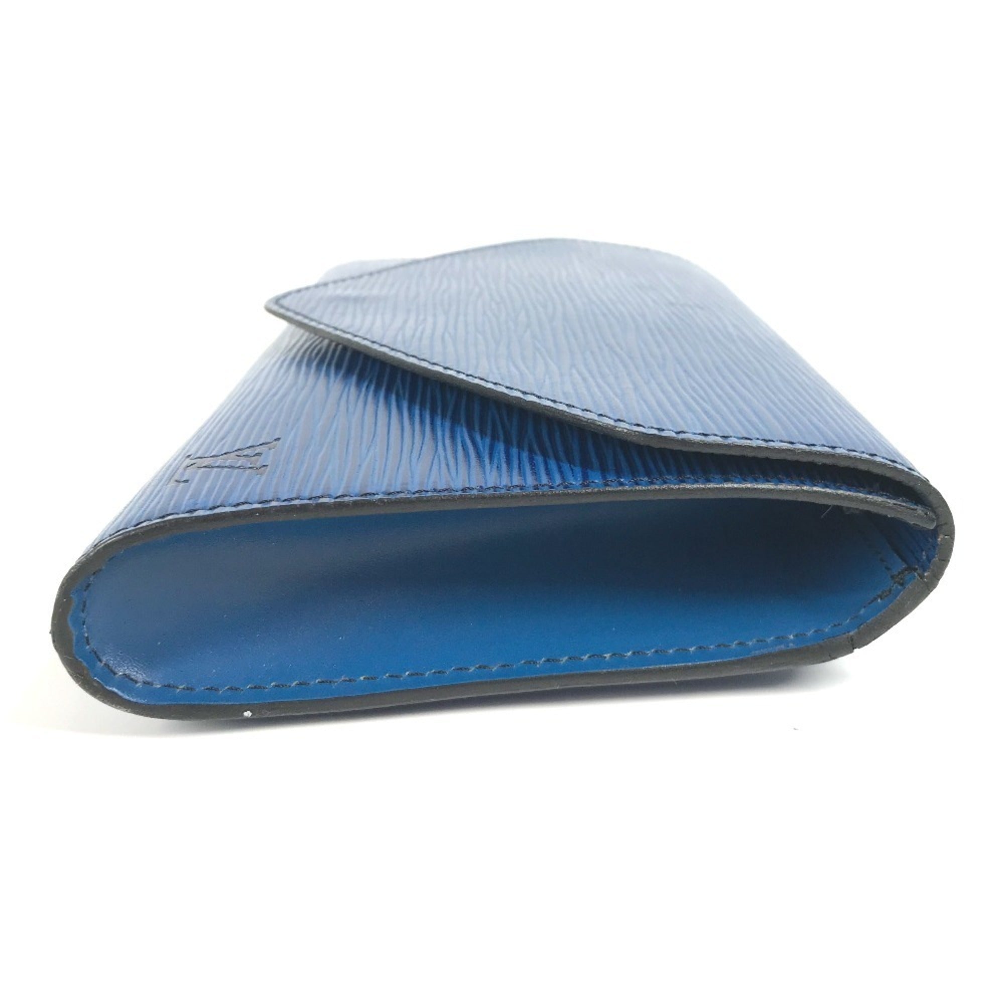 Louis Vuitton Blue Galle Toledo Blue Epi Leather Clutch Bag Pouch (Pre-Owned)