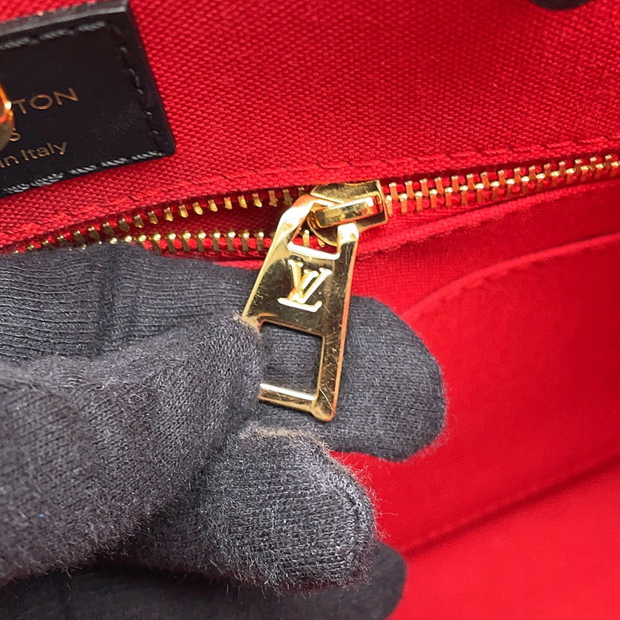 Louis Vuitton Monogram Reverse Red Color Monogram Reverse Handbag Shoulder Bag Tote Bag (Pre-Owned)