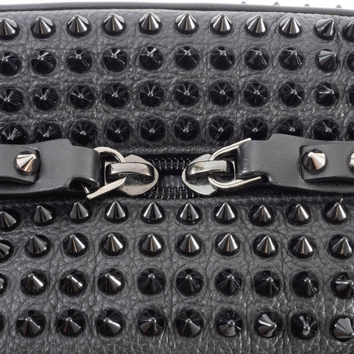 Christian Louboutin Black Leather Clutch Bag (Pre-Owned)