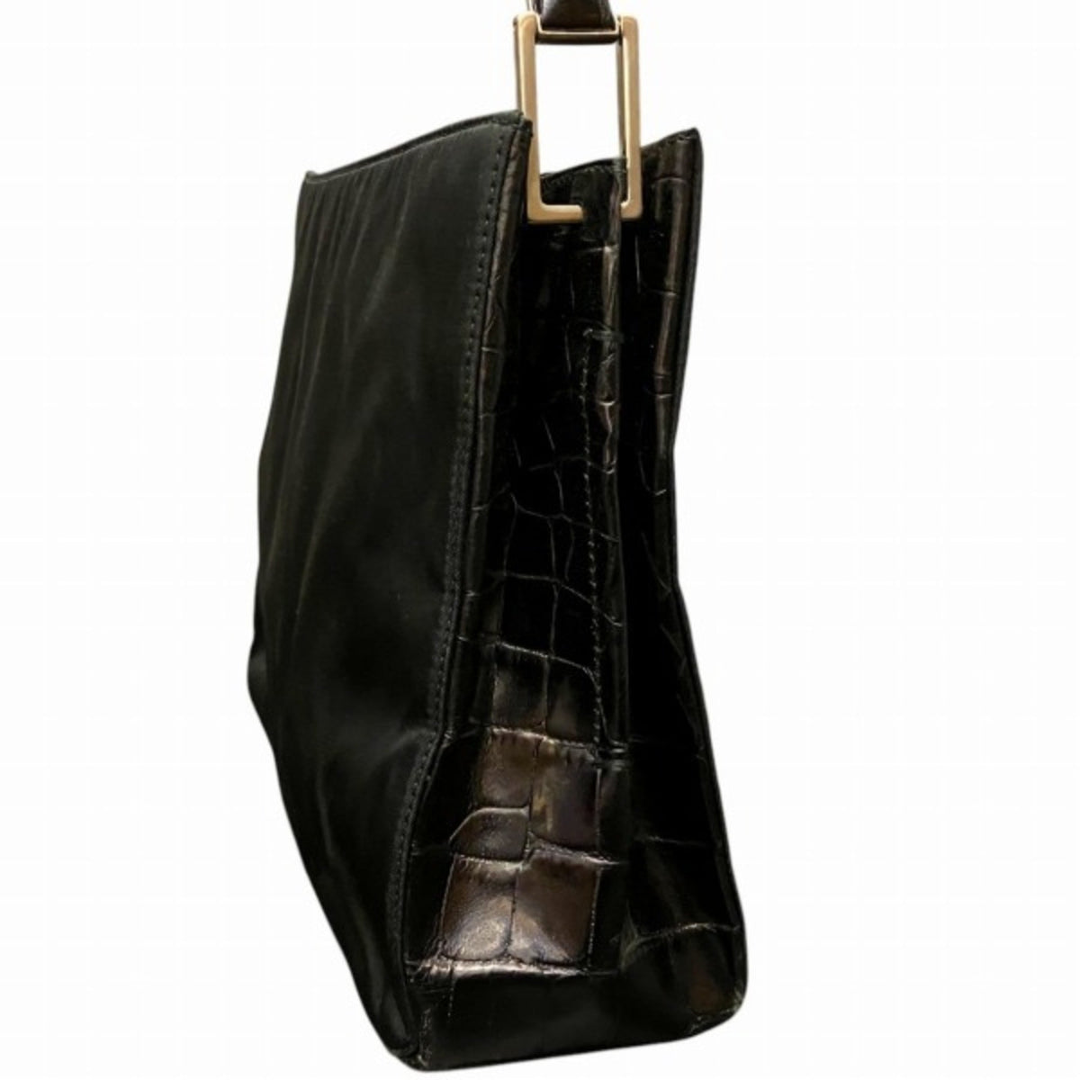 Prada Black Nylon Handbag Shoulder Bag (Pre-Owned)