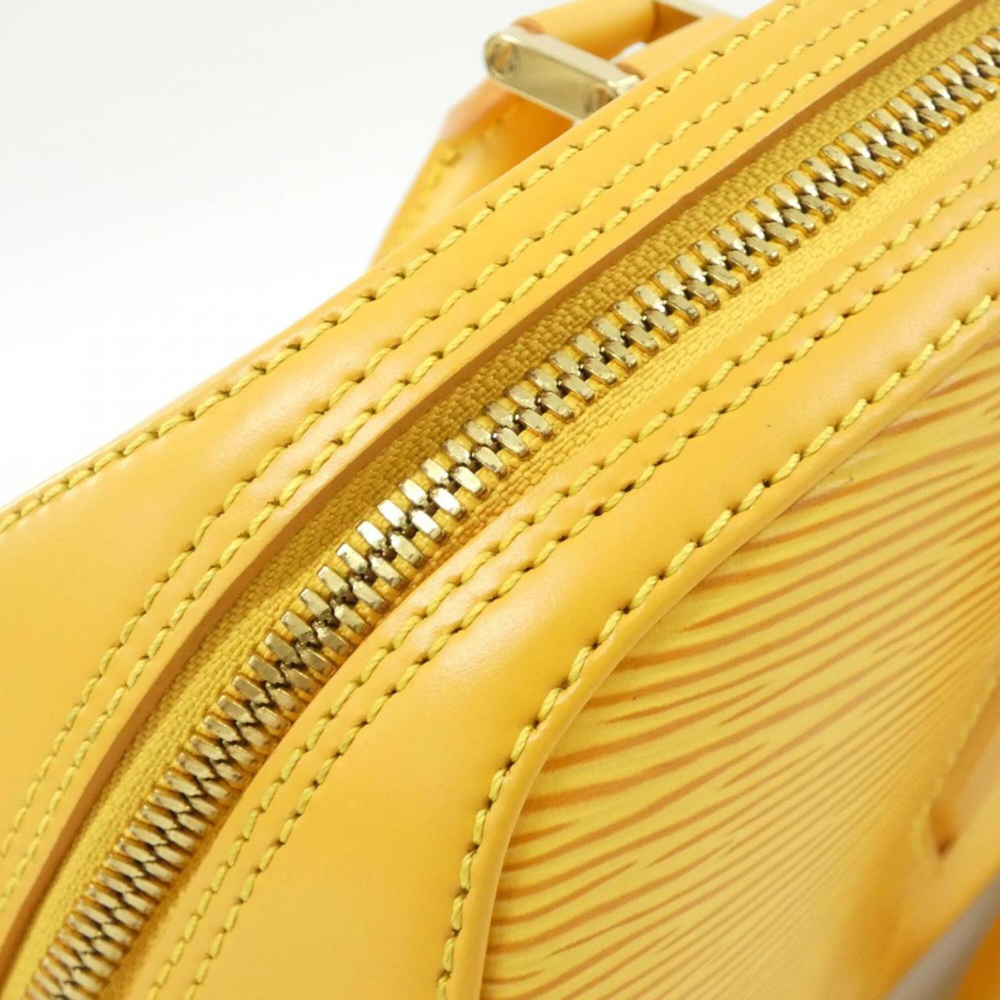 Louis Vuitton Yellow Leather Handbag (Pre-Owned)