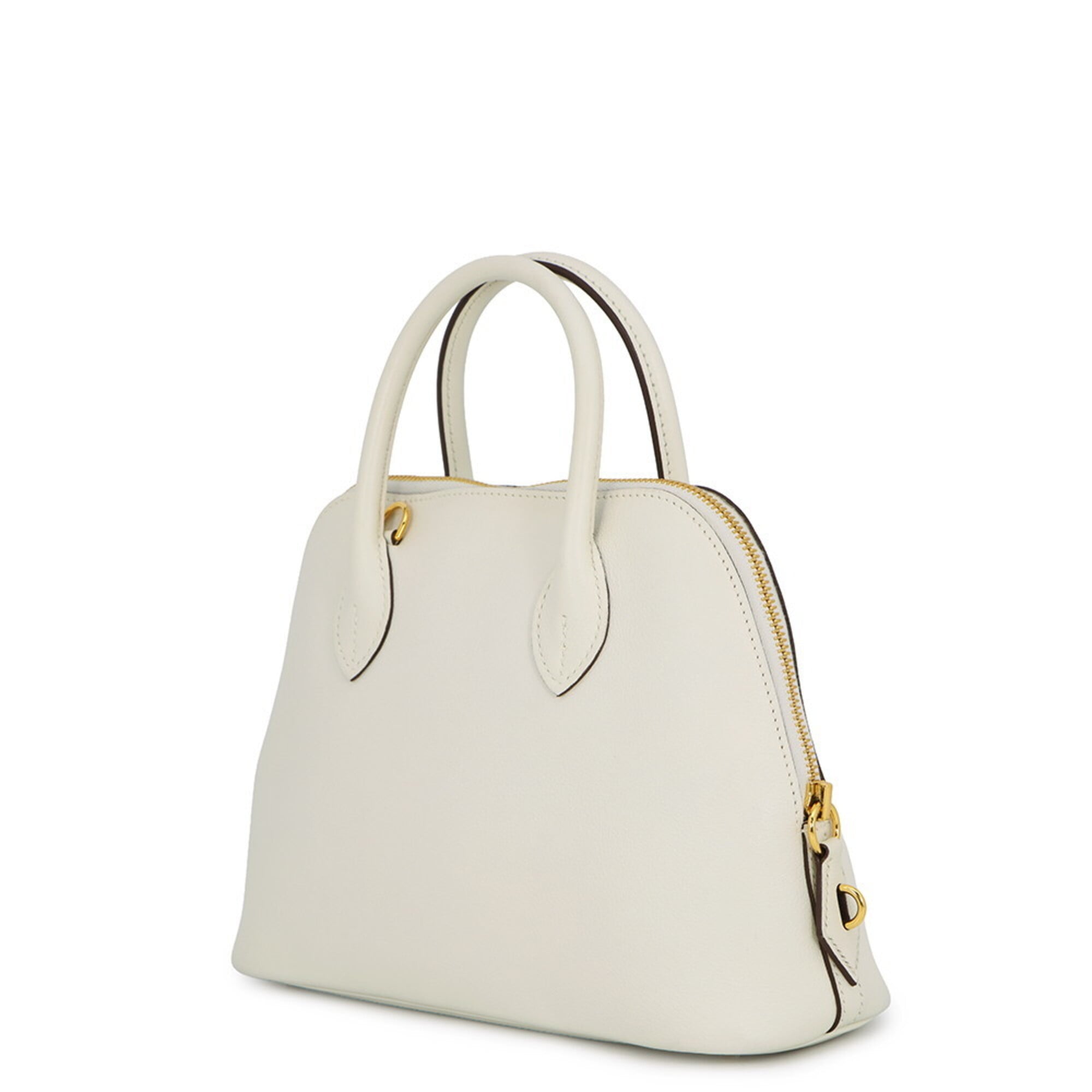 Hermes Bolide Gold Handbag Shoulder Bag (Pre-Owned)