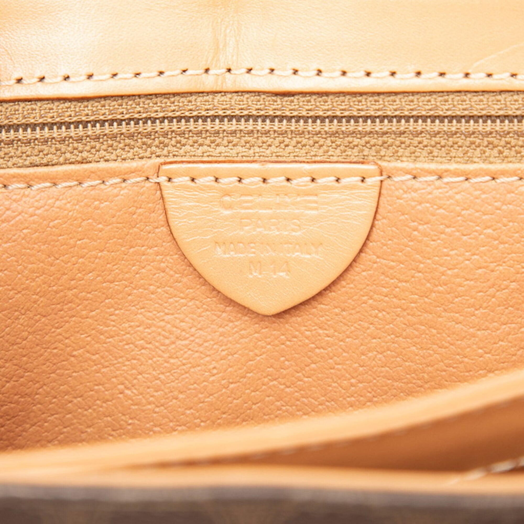 Celine Brown Pvc Leather Handbag (Pre-Owned)