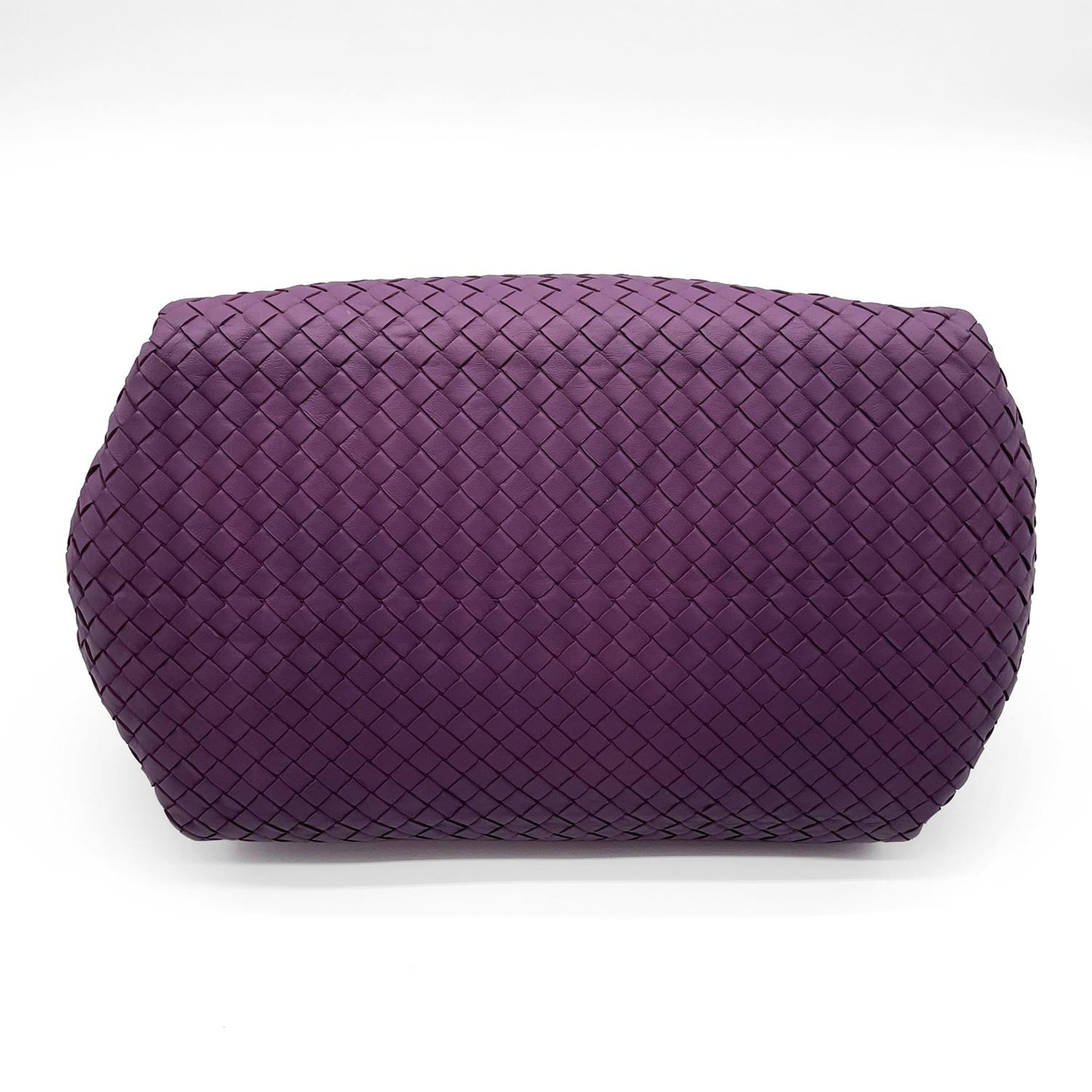 Bottega Veneta Purple Intrecciato Handbag (Pre-Owned)