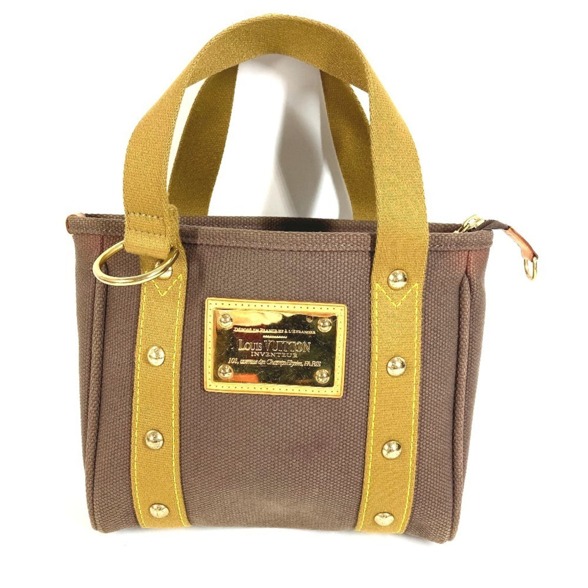 Louis Vuitton Brown Canvas Tote Bag (Pre-Owned)