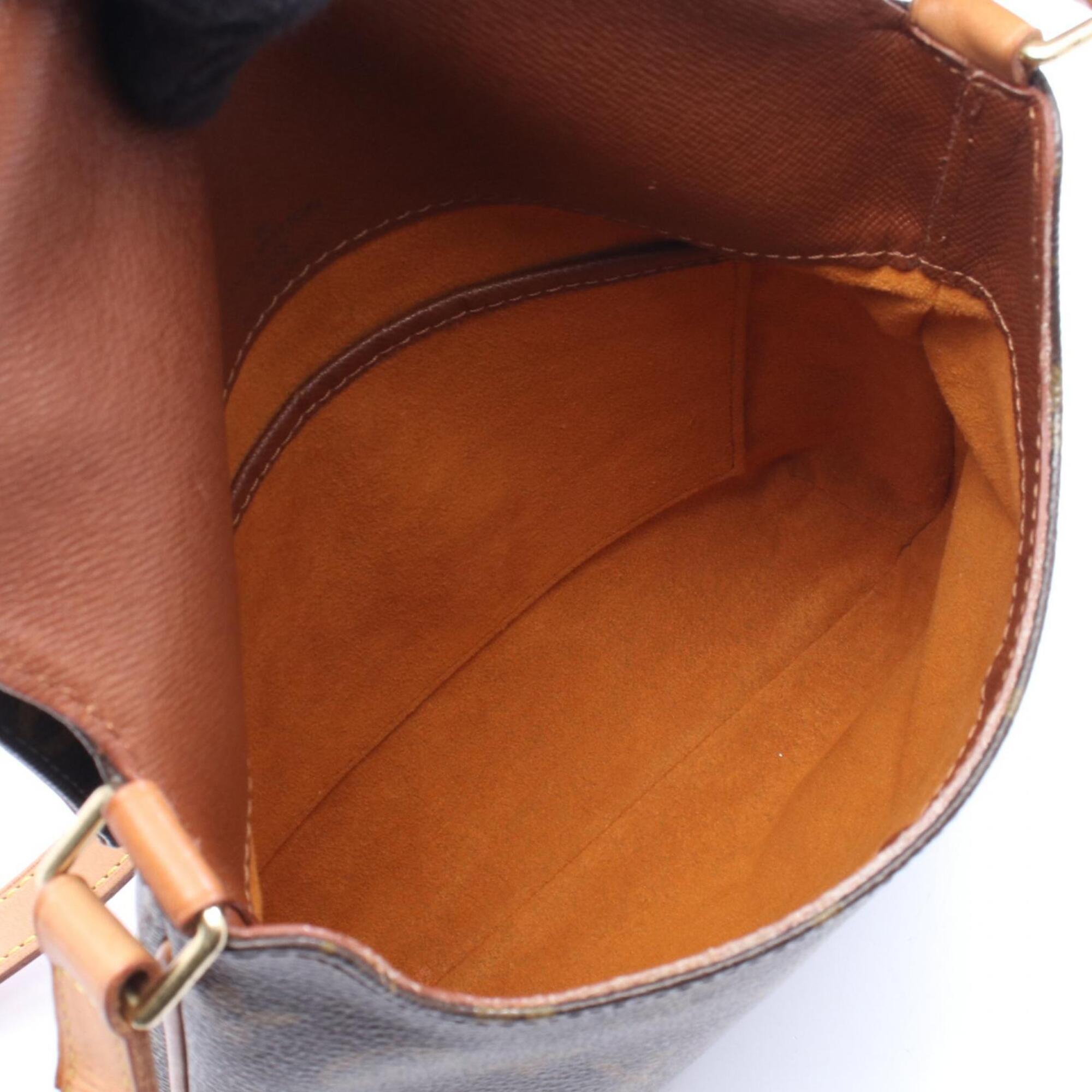 Louis Vuitton Brown Monogram Coated Canvas Leather Shoulder Bag (Pre-Owned)