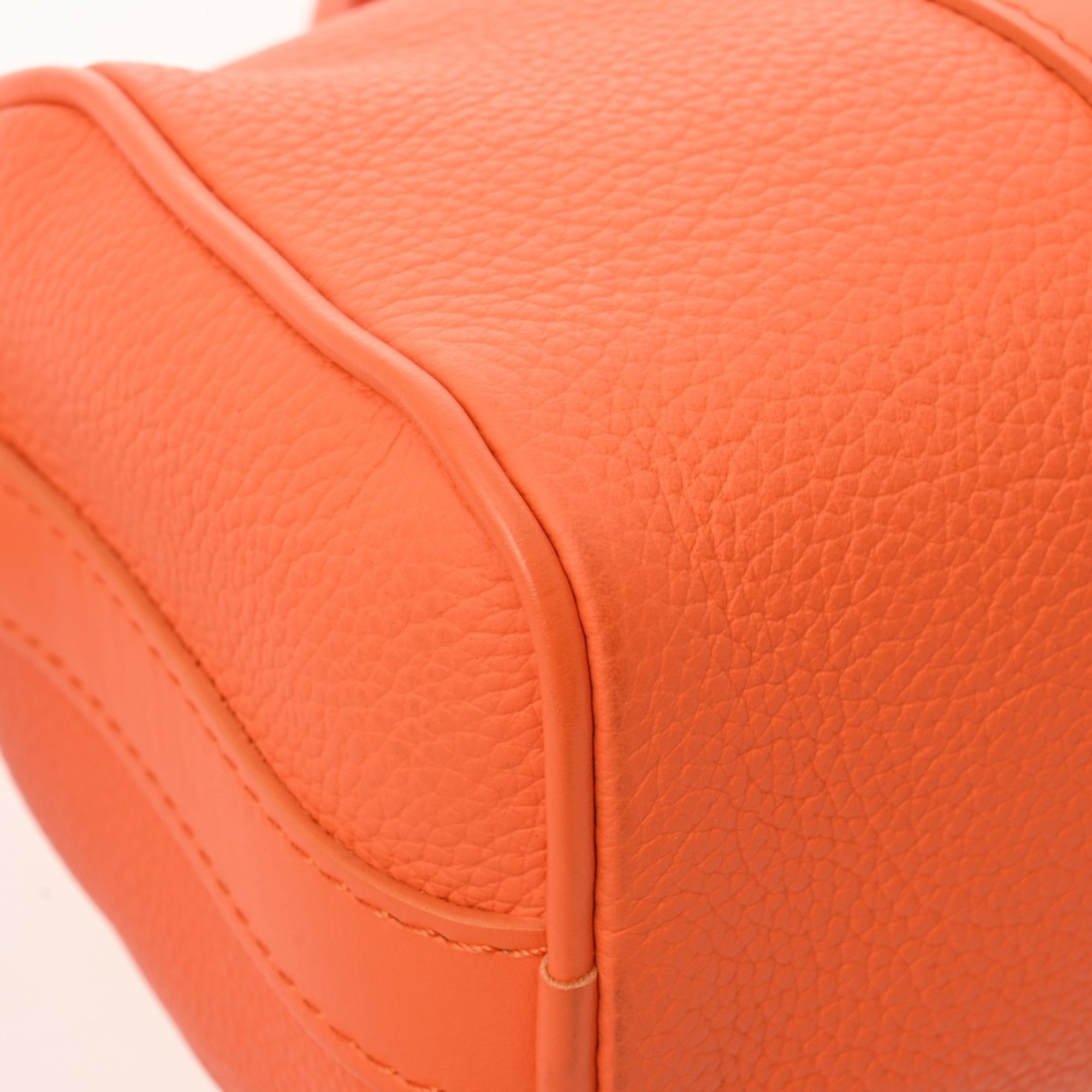 Louis Vuitton Orange Leather Handbag (Pre-Owned)