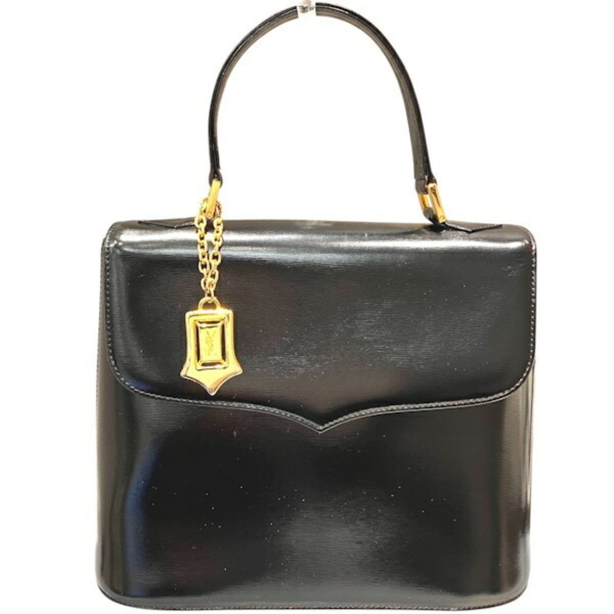 Yves Saint Laurent Black Leather Handbag (Pre-Owned)