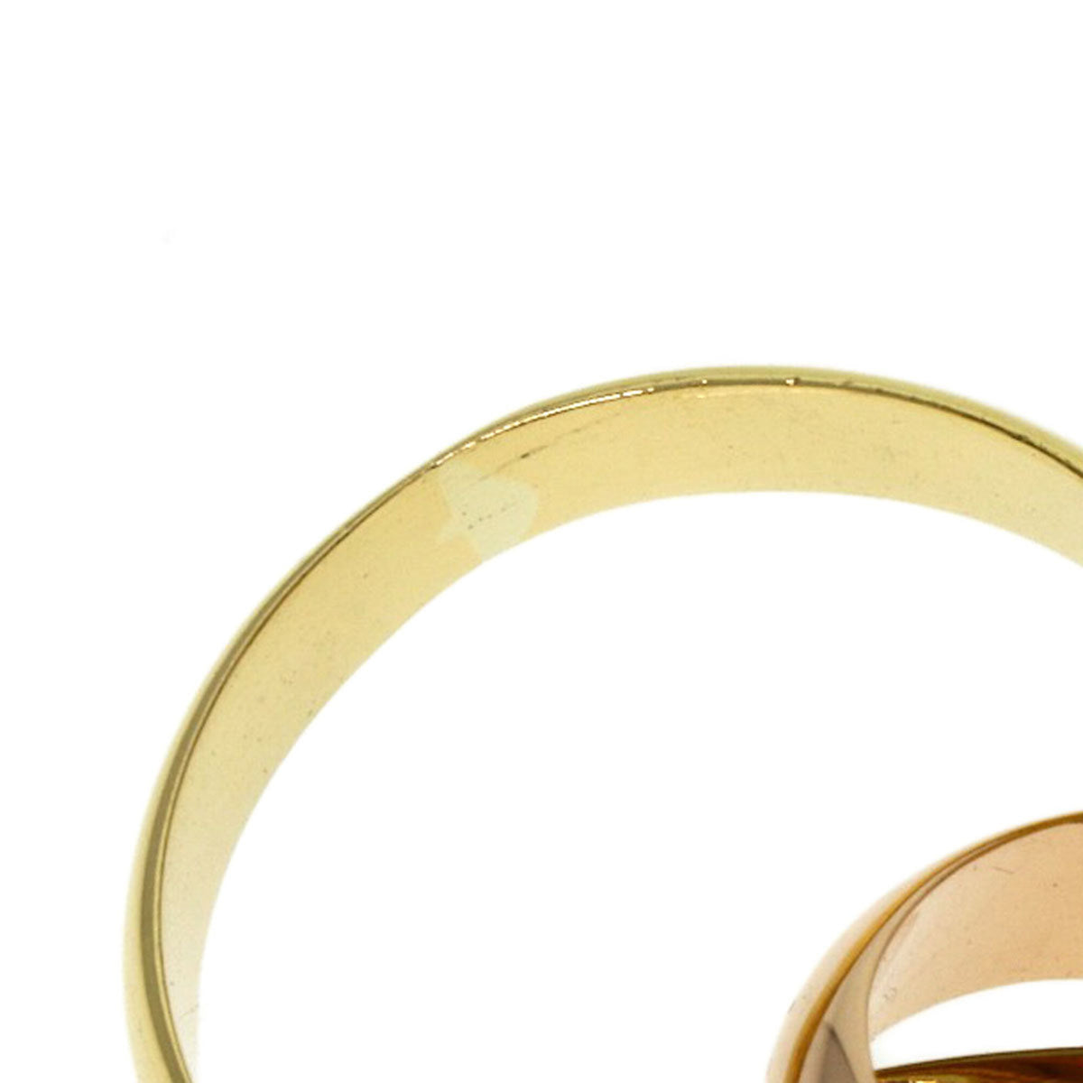 Cartier Trinity Pink White Yellow Band Ring (Pre-Owned)