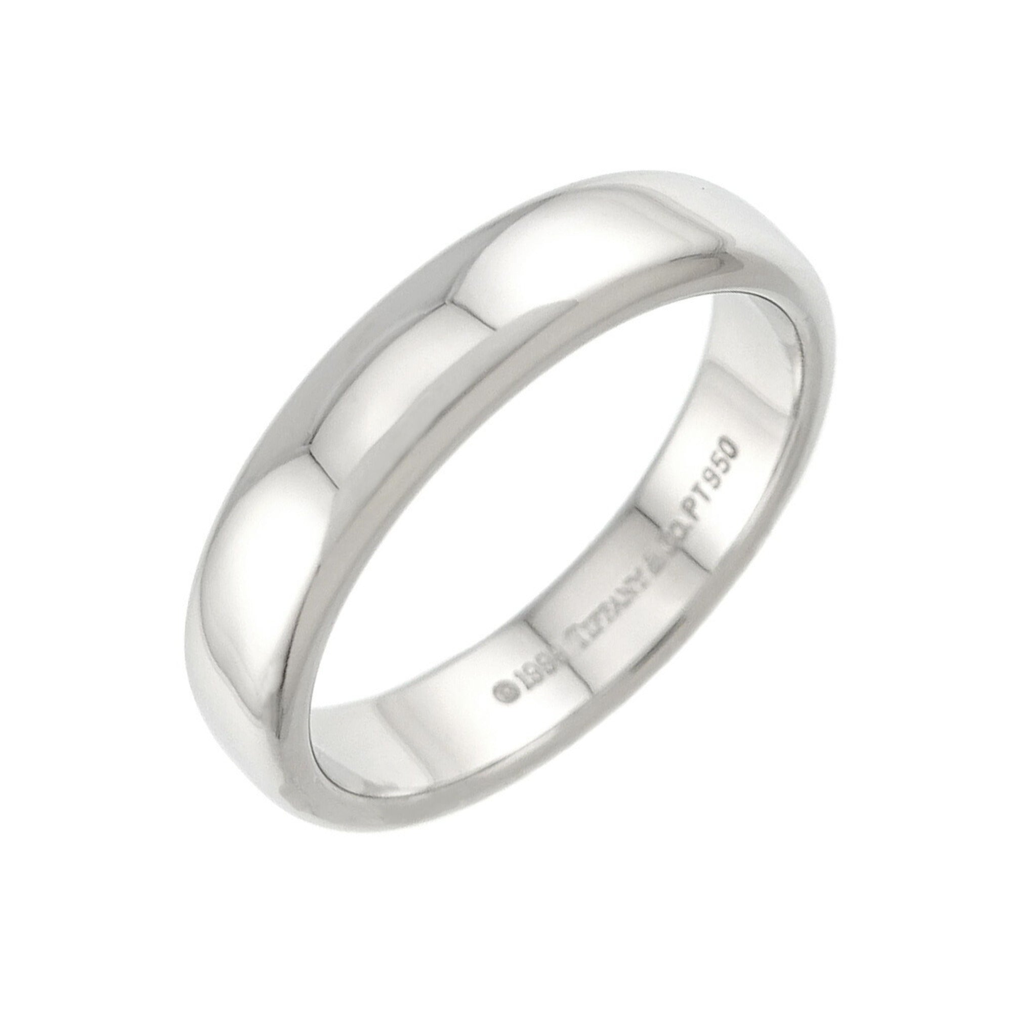 Tiffany Platinum 950 Band Ring (Pre-Owned)