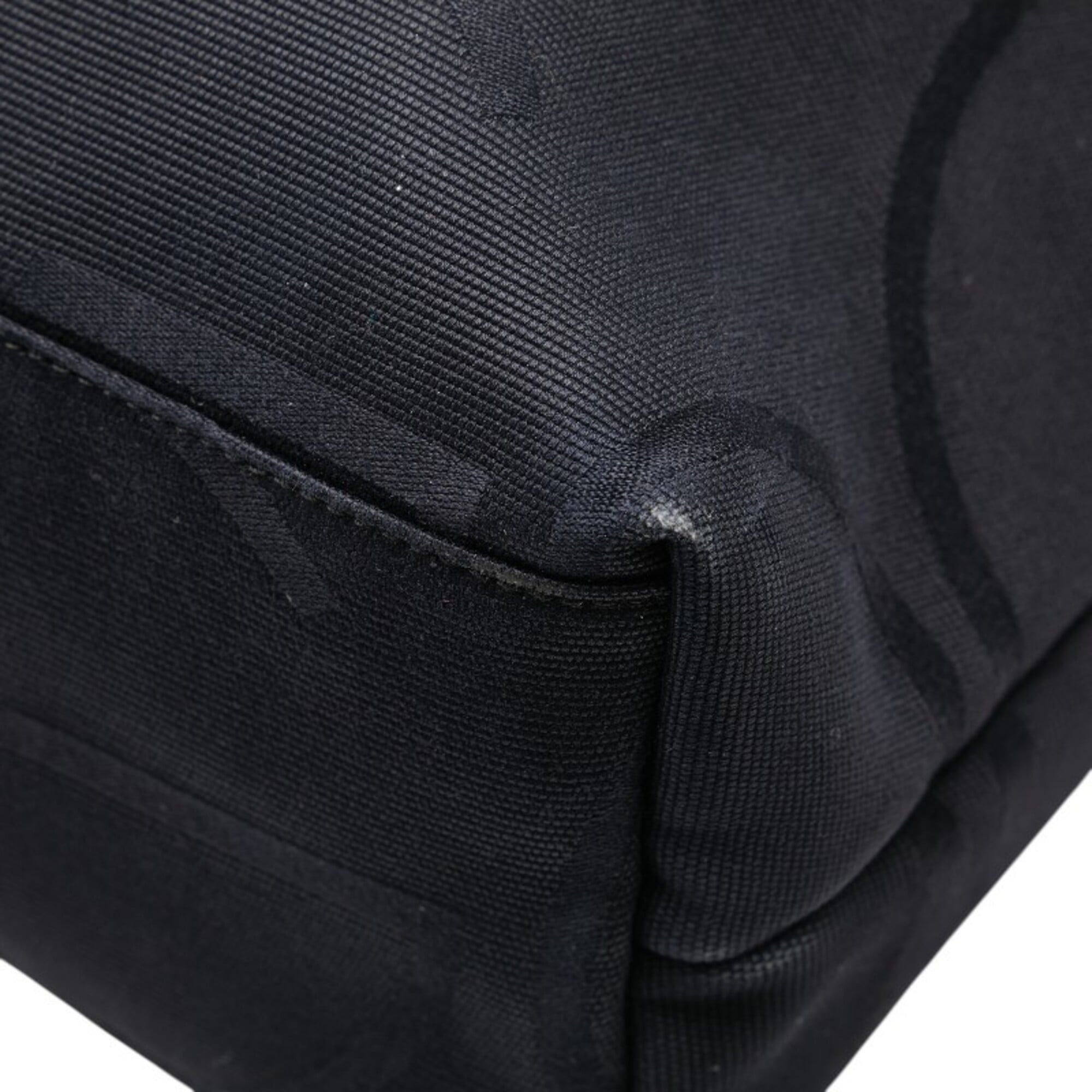 Gucci Black Canvas Tote Bag (Pre-Owned)