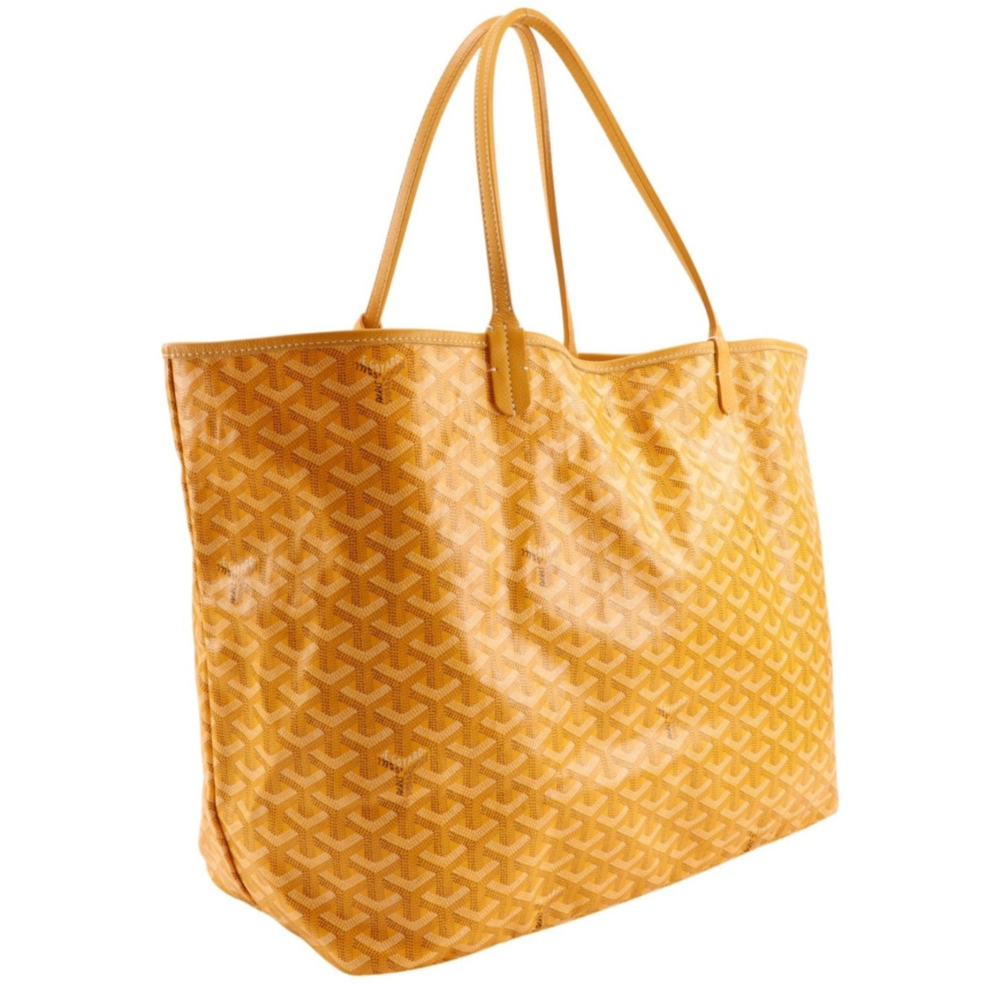Goyard Saint Louis Yellow Pvc Tote Bag (Pre-Owned)