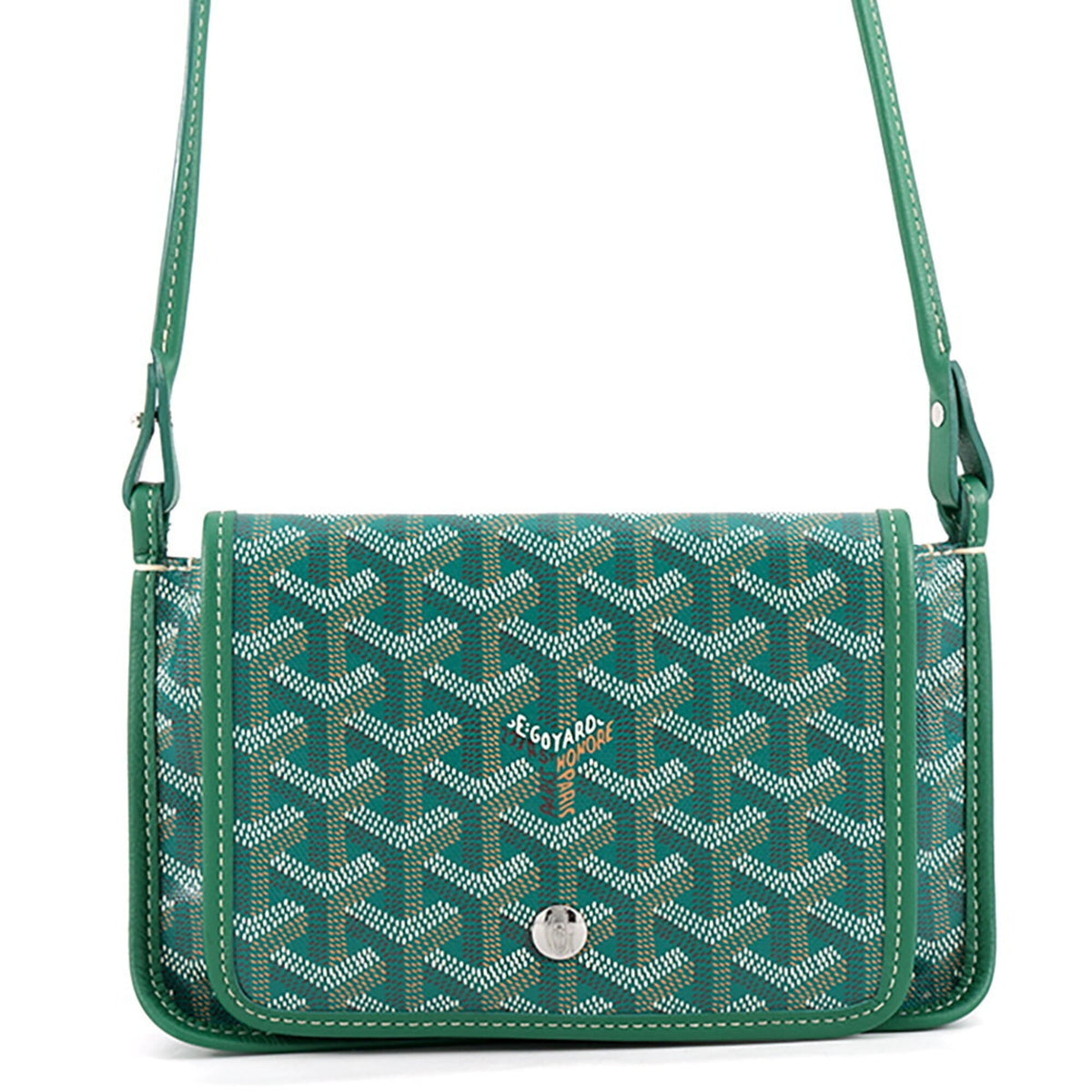 Goyard Green Pvc Leather Handbag Shoulder Bag (Pre-Owned)