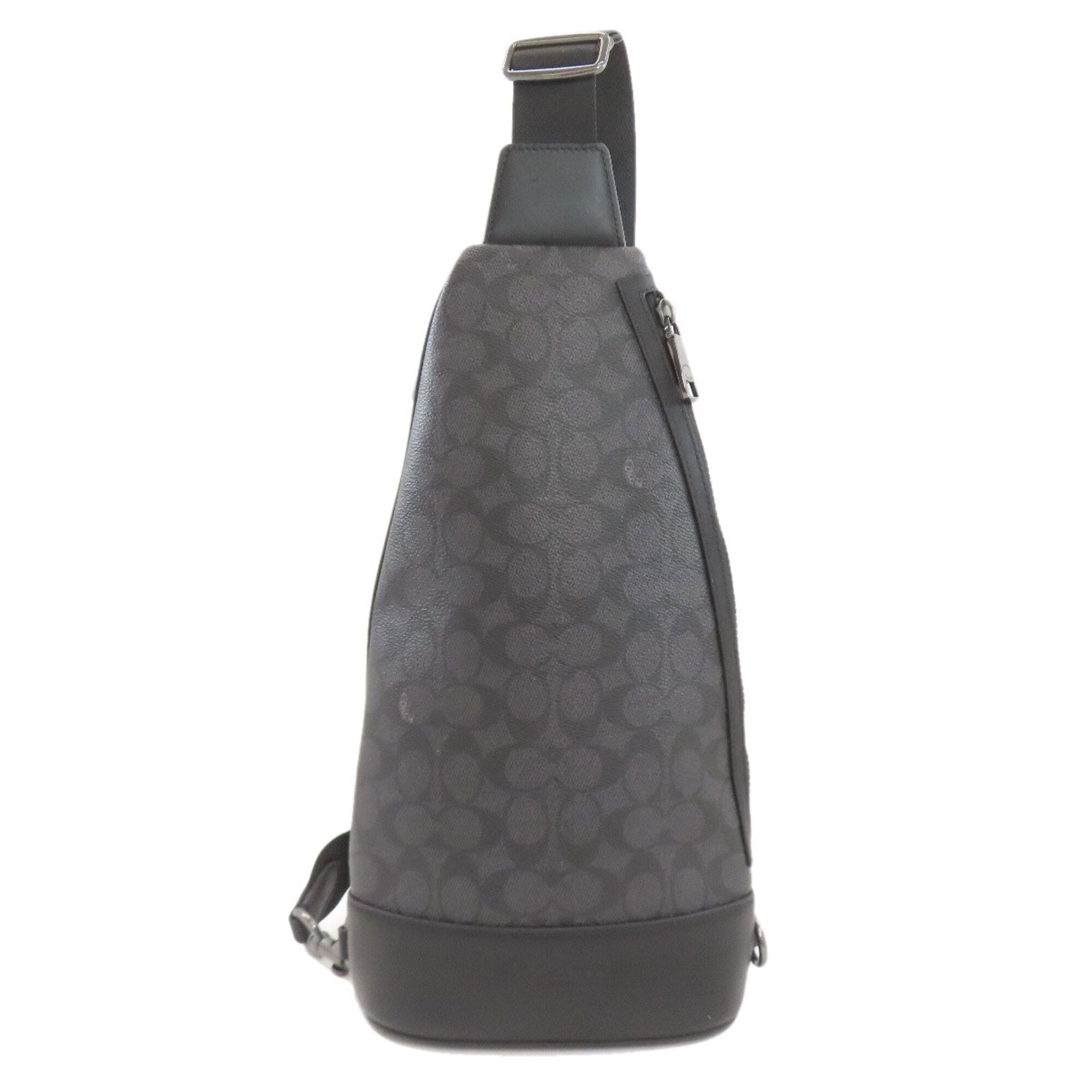 Coach Black Pvc Sling Bag (Pre-Owned)