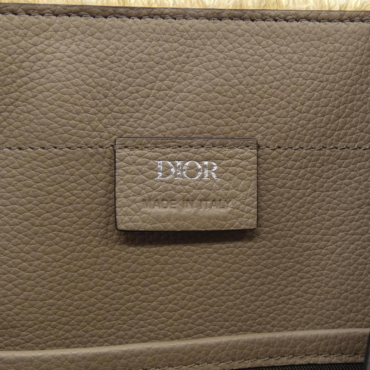 Christian Dior Blue Brown Handbag (Pre-Owned)
