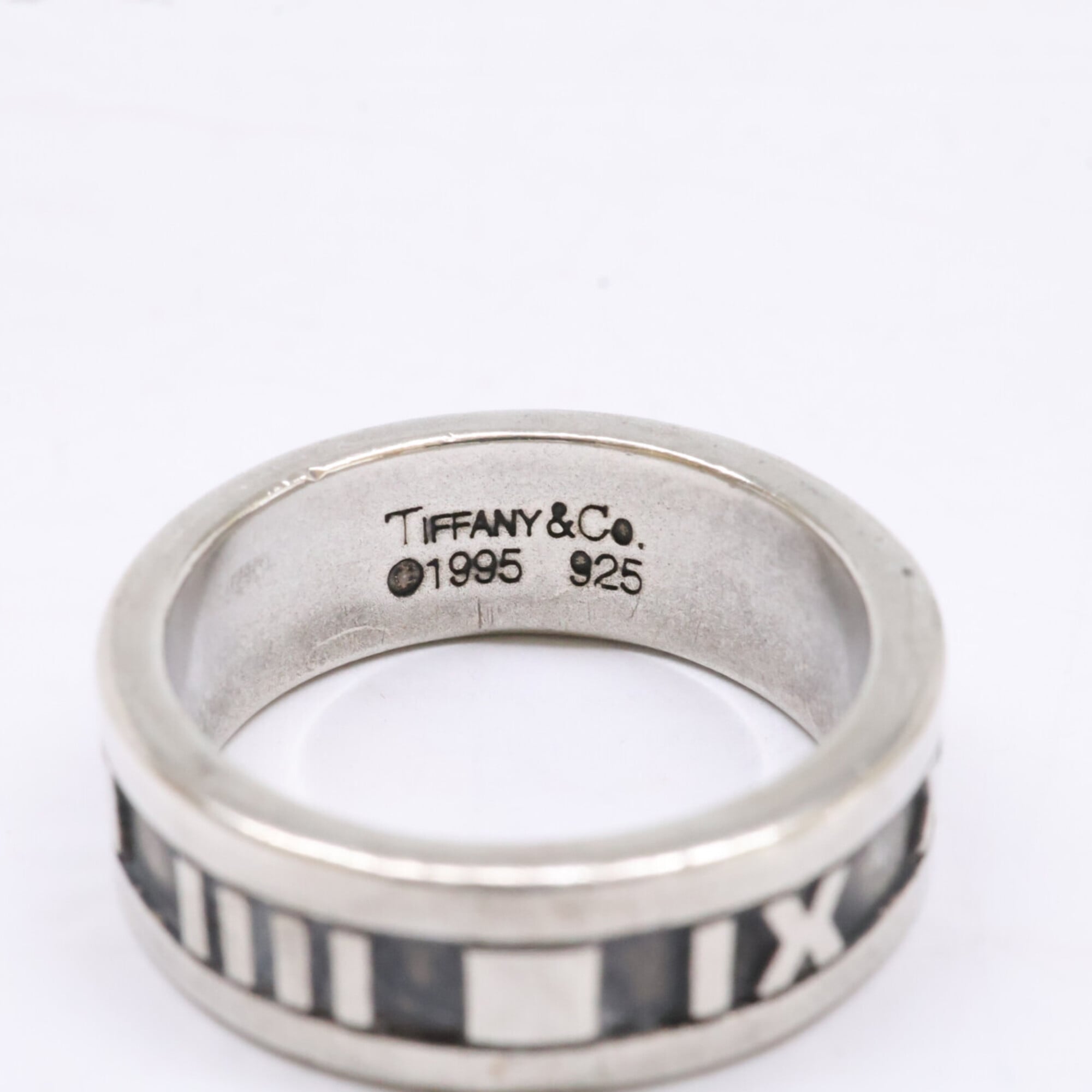 Tiffany Silver Silver 925 Band Ring (Pre-Owned)