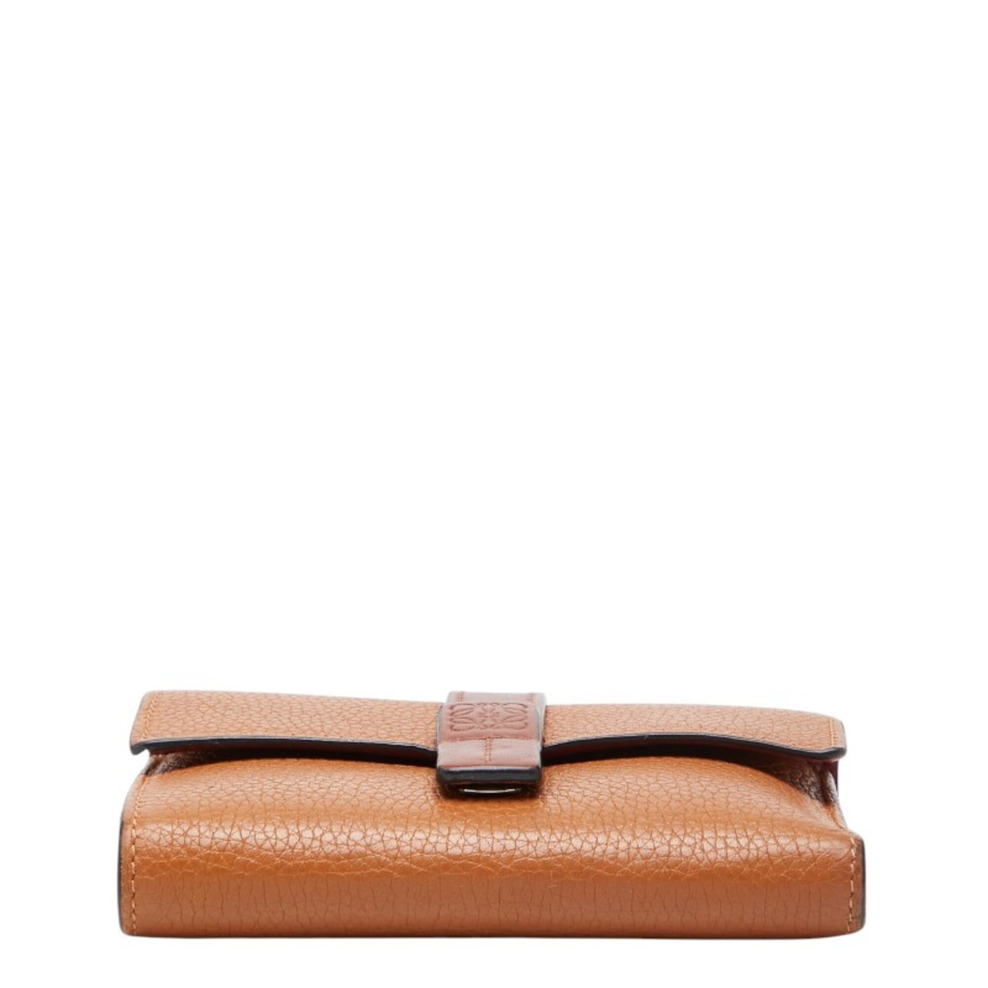 Loewe Brown Leather Wallet (Tri-Fold) (Pre-Owned)