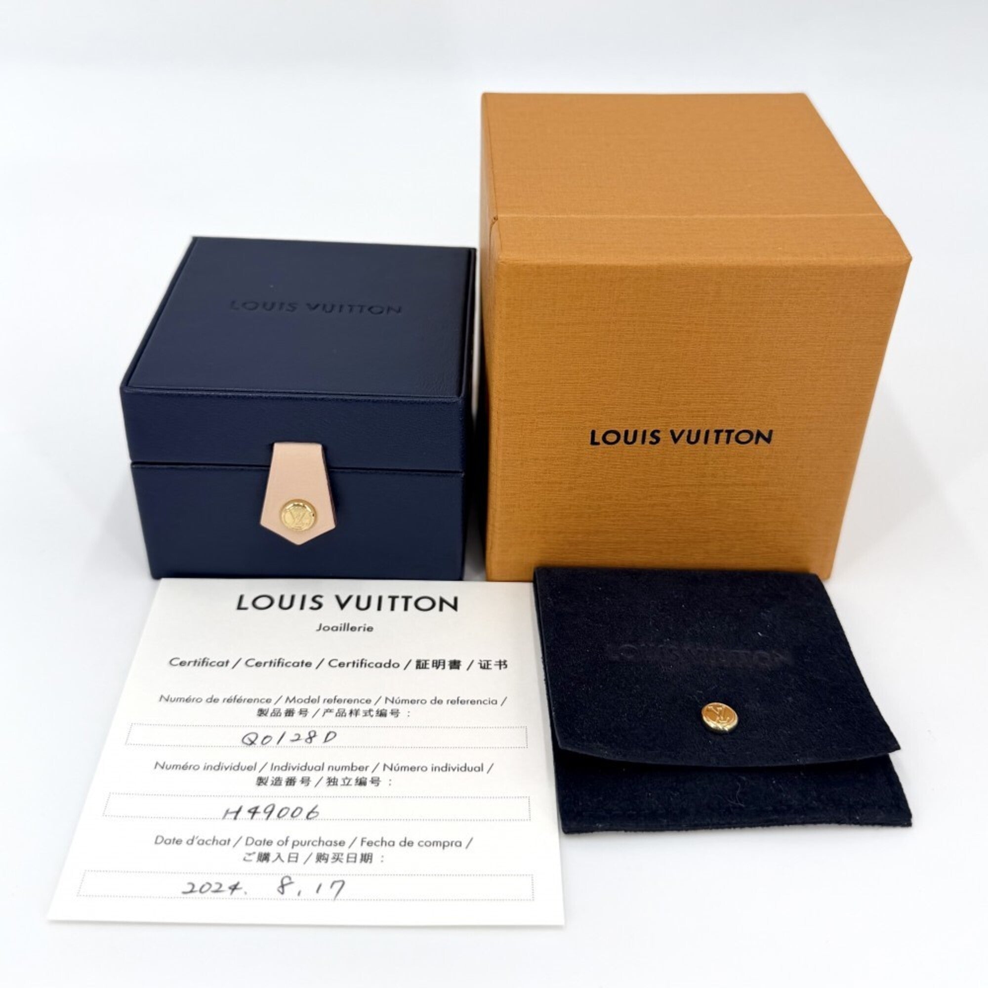 Louis Vuitton White Gold White Gold (18K) Band Ring (Pre-Owned)