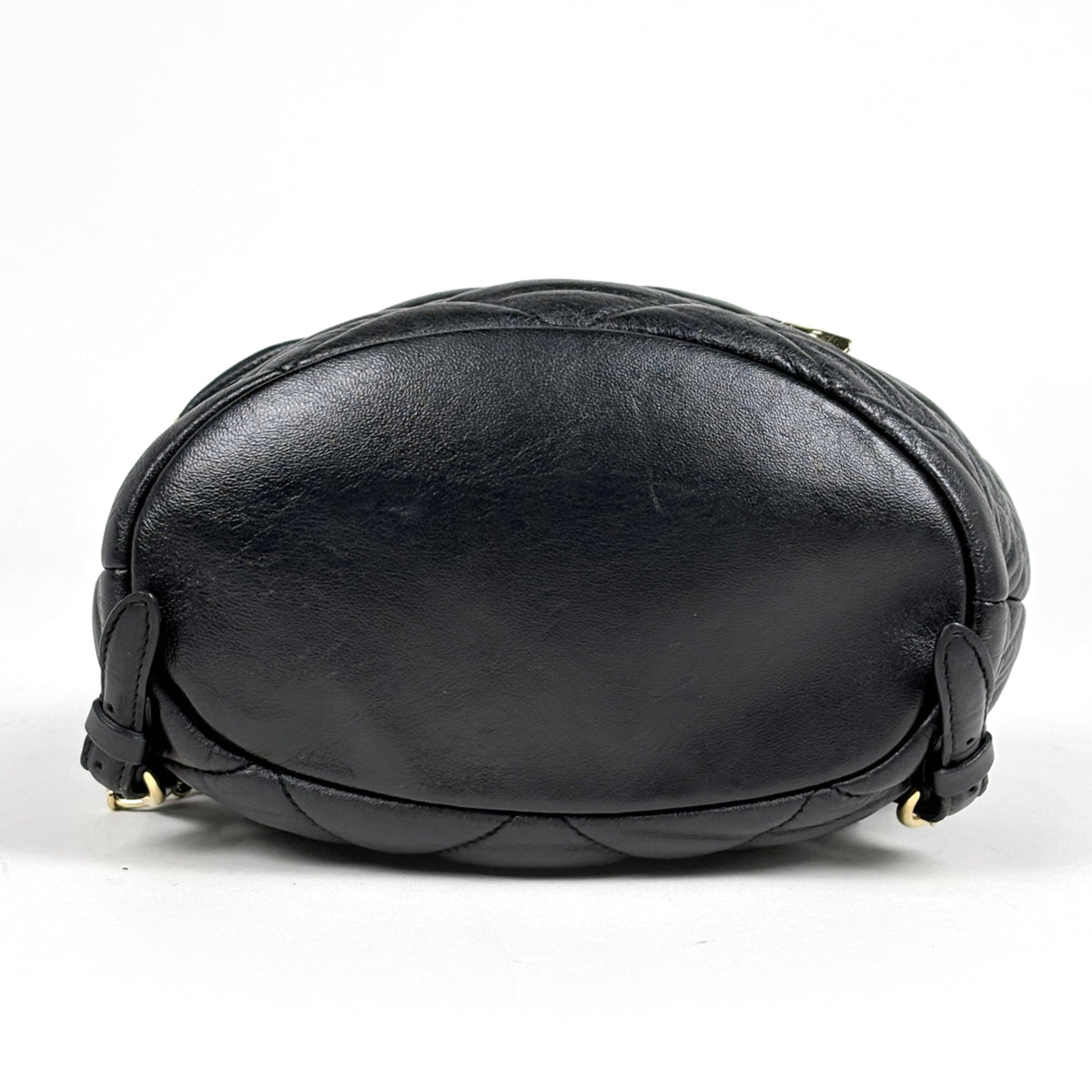 Salvatore Ferragamo Black Quilting Backpack (Pre-Owned)