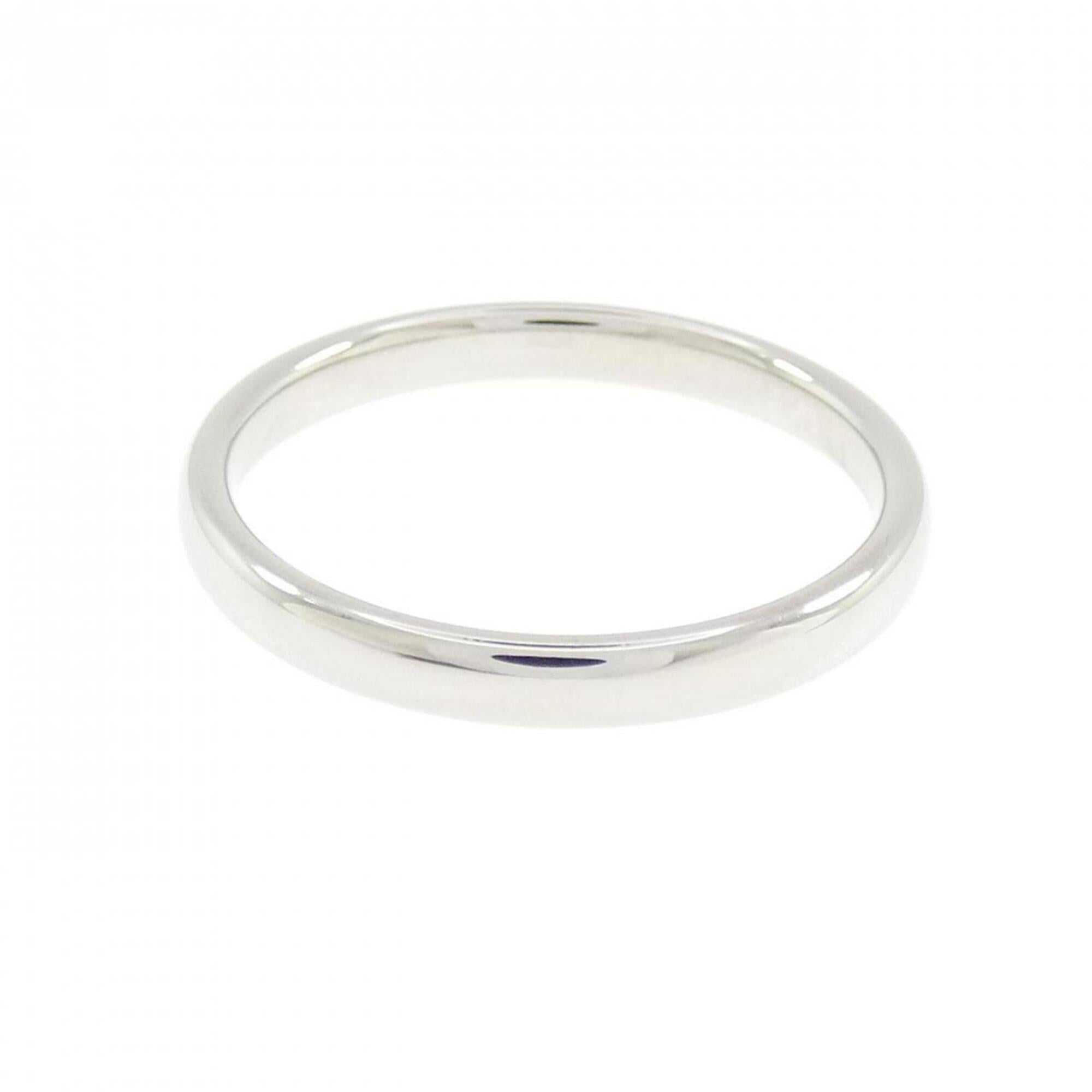 Tiffany Platinum Platinum 950 Band Ring (Pre-Owned)