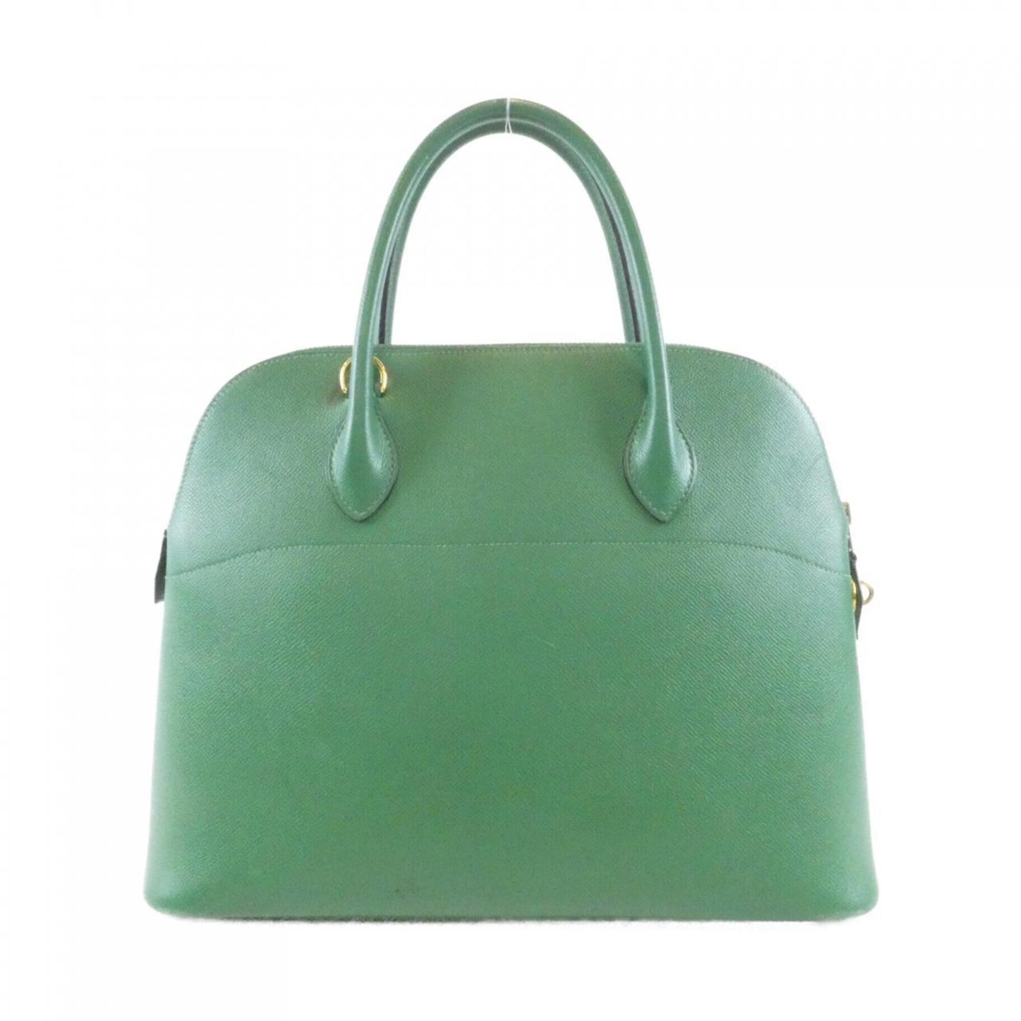 Hermes Green Vert Courchevel Leather Handbag (Pre-Owned)