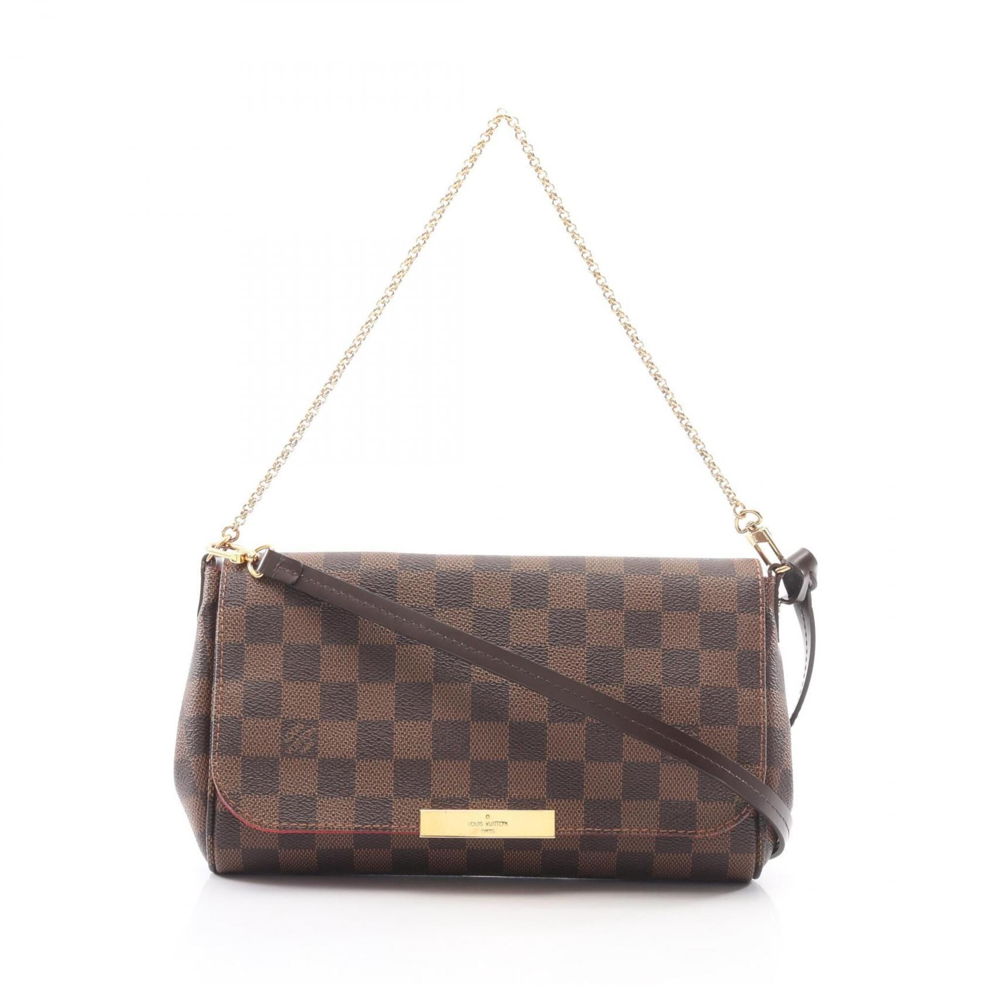 Louis Vuitton Brown Ebene Coated Canvas Pvc Damier Canvas Leather Handbag (Pre-Owned)