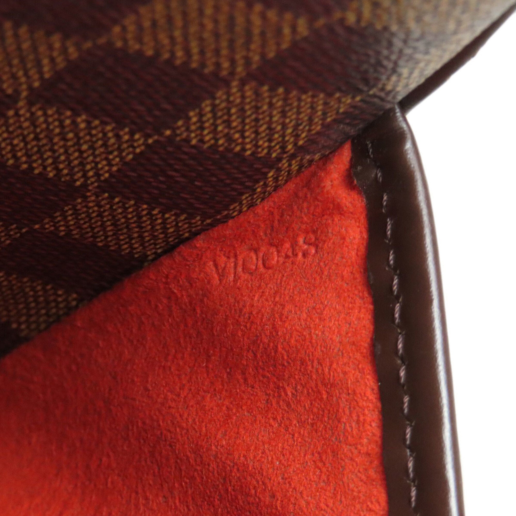 Louis Vuitton Brown Damier Canvas Ebene Damier Canvas Shoulder Bag (Pre-Owned)