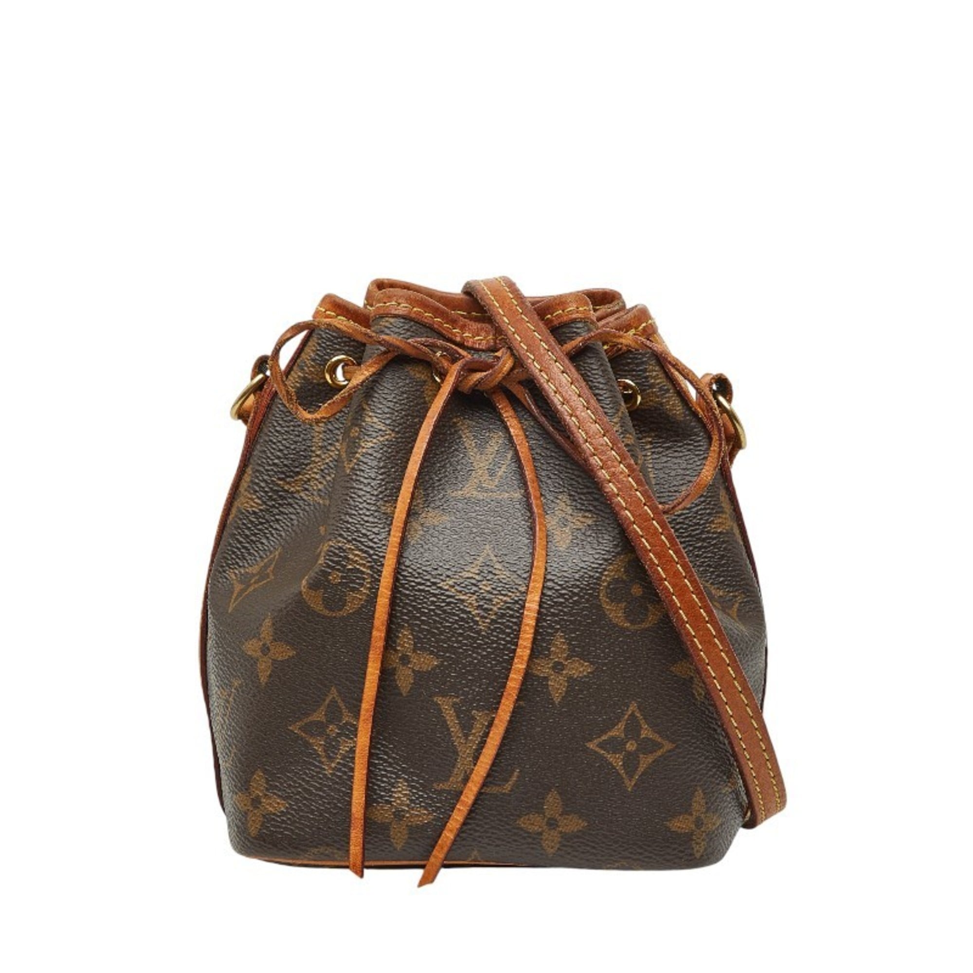 Louis Vuitton Brown Pvc Leather Shoulder Bag (Pre-Owned)