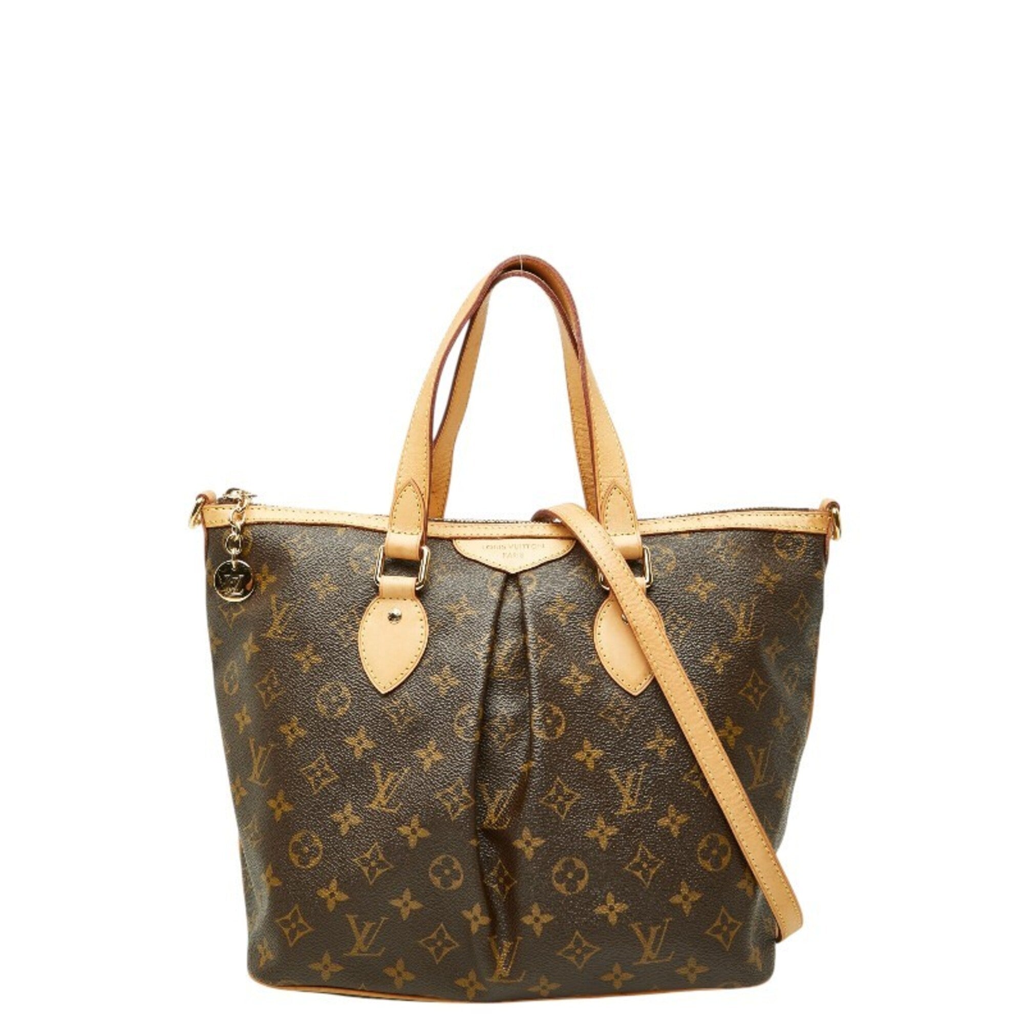 Louis Vuitton Brown Pvc Leather Handbag Shoulder Bag (Pre-Owned)
