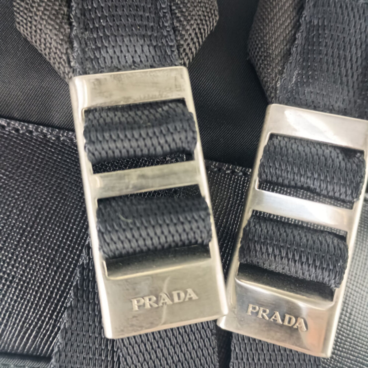 Prada Black Nylon Backpack (Pre-Owned)