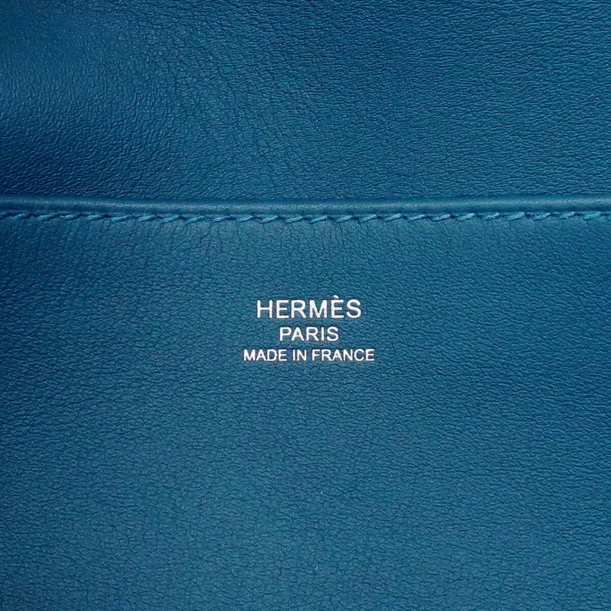 Hermes Blue Swift Leather Handbag (Pre-Owned)