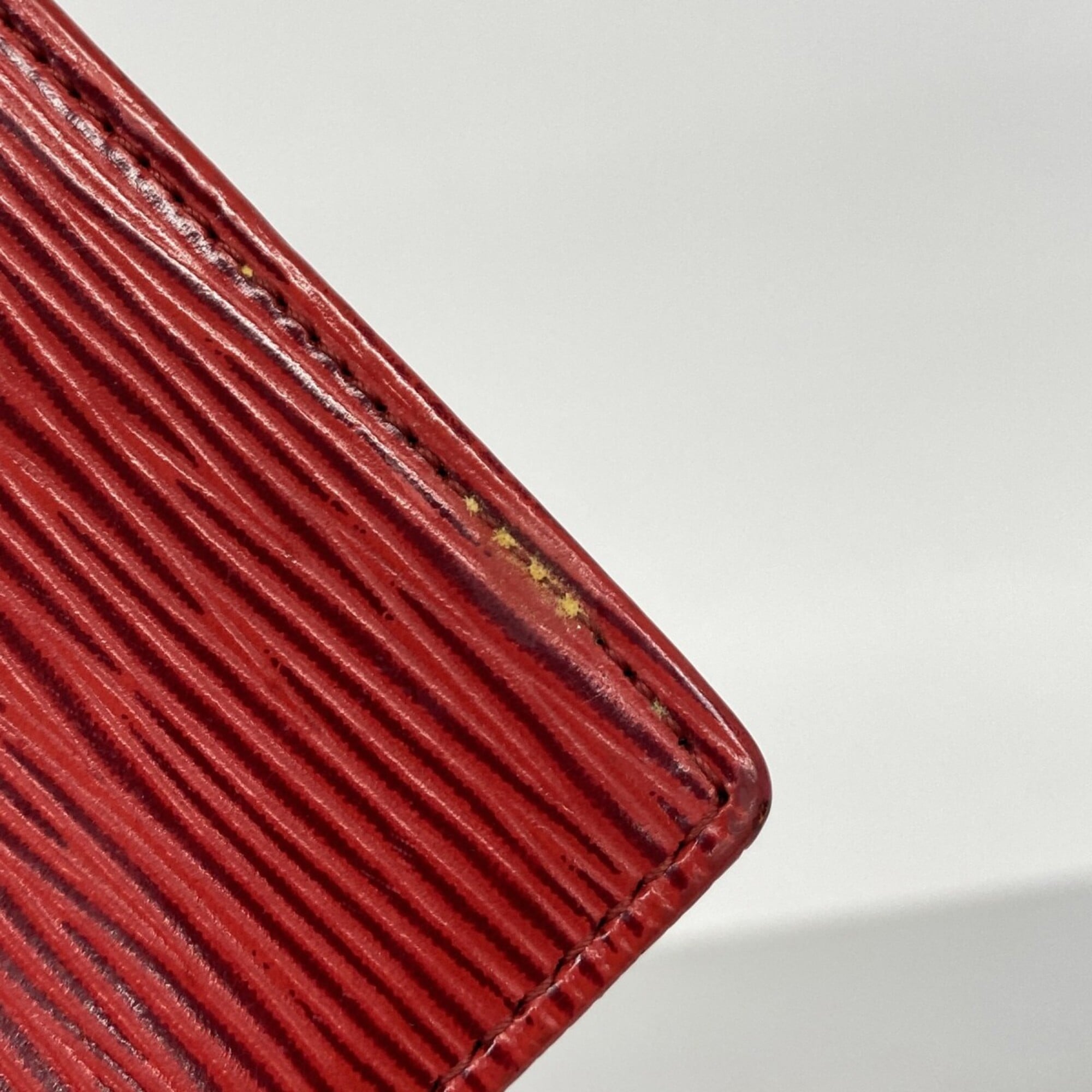 Louis Vuitton Castilian Red Coin Purse/Coin Case (Pre-Owned)