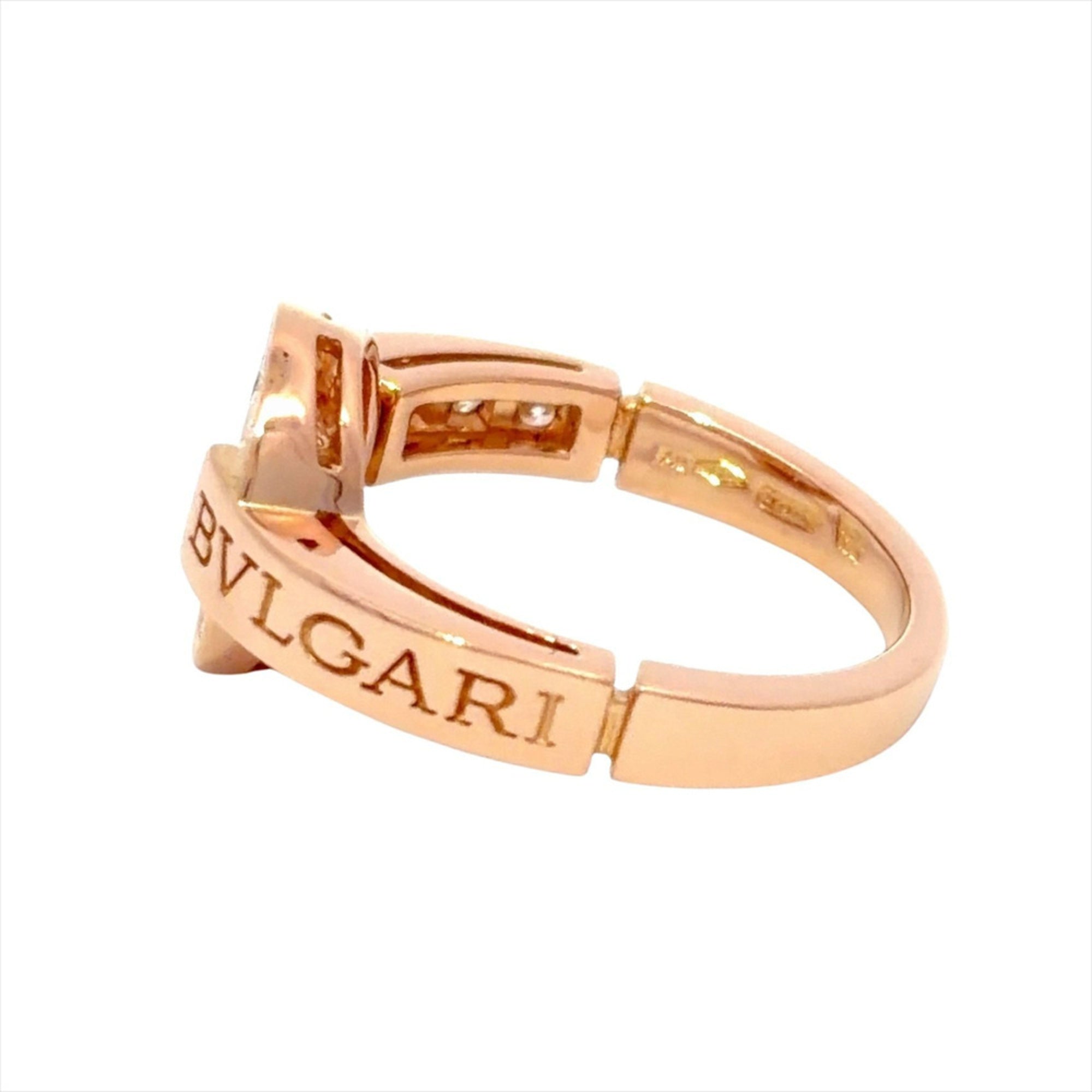 Bvlgari Bvlgari Bvlgari Pink Gold (18K) Band Ring (Pre-Owned)