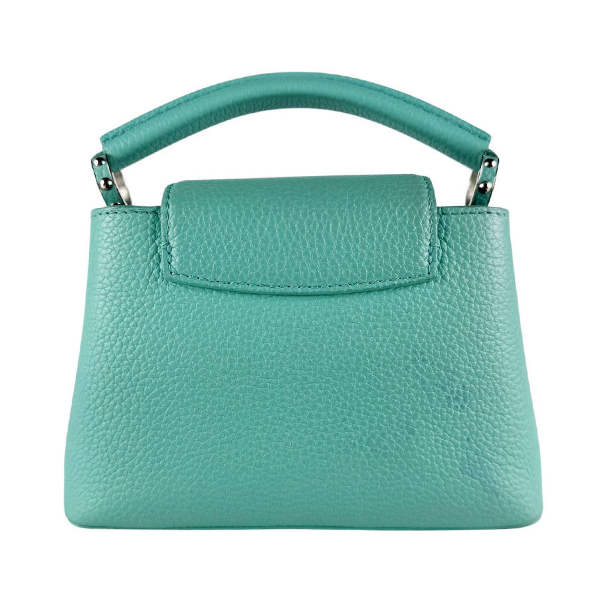 Louis Vuitton Green Leather Handbag Shoulder Bag (Pre-Owned)