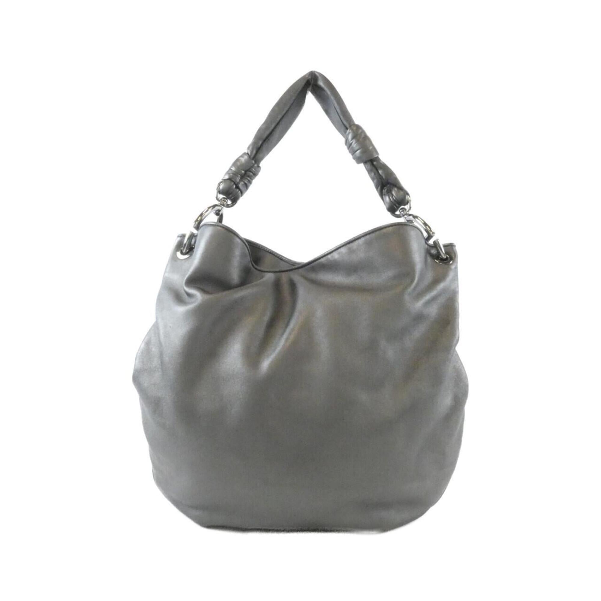 Loewe Silver Leather Shoulder Bag (Pre-Owned)