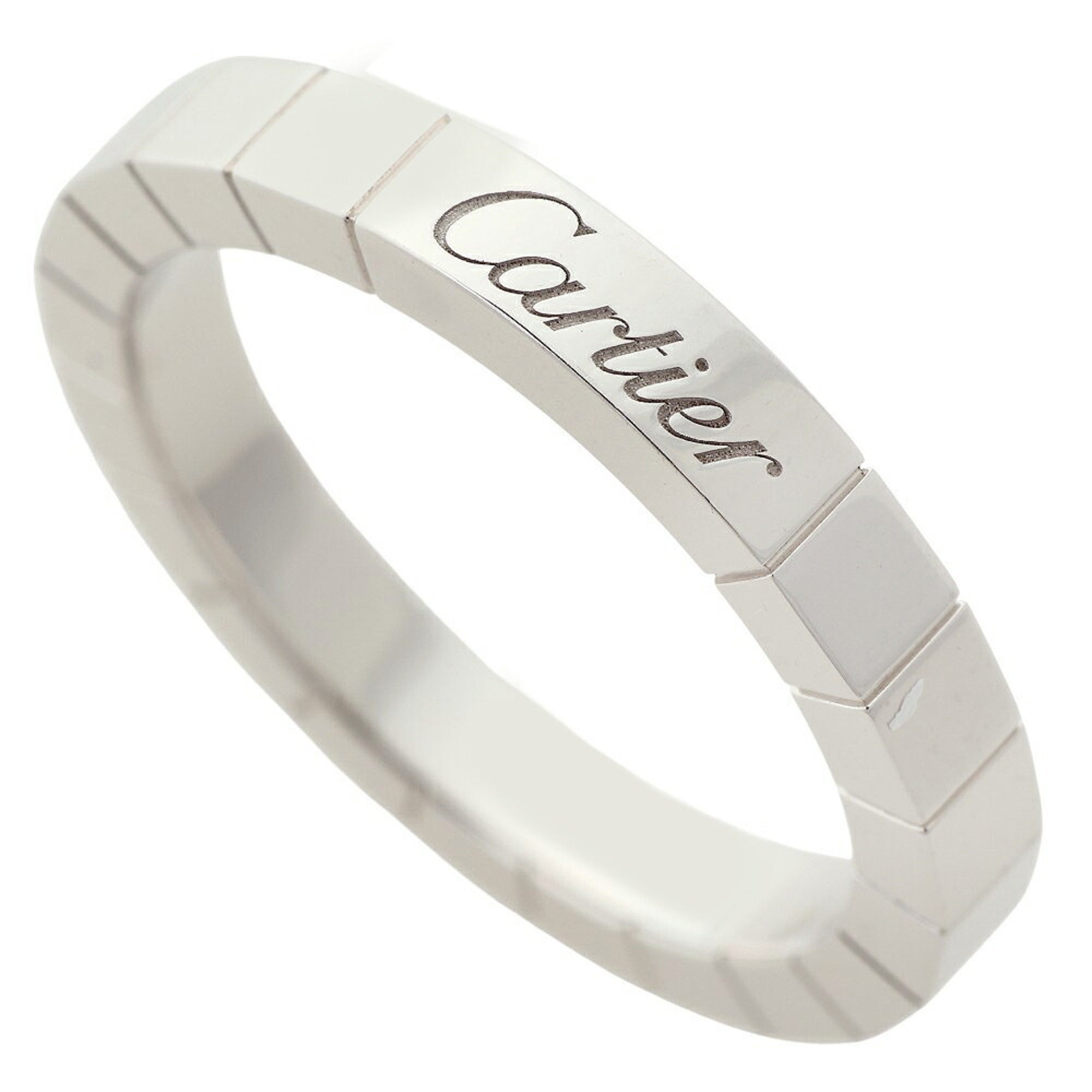 Cartier Lanieres White Gold White Gold (18K) Band Ring (Pre-Owned)