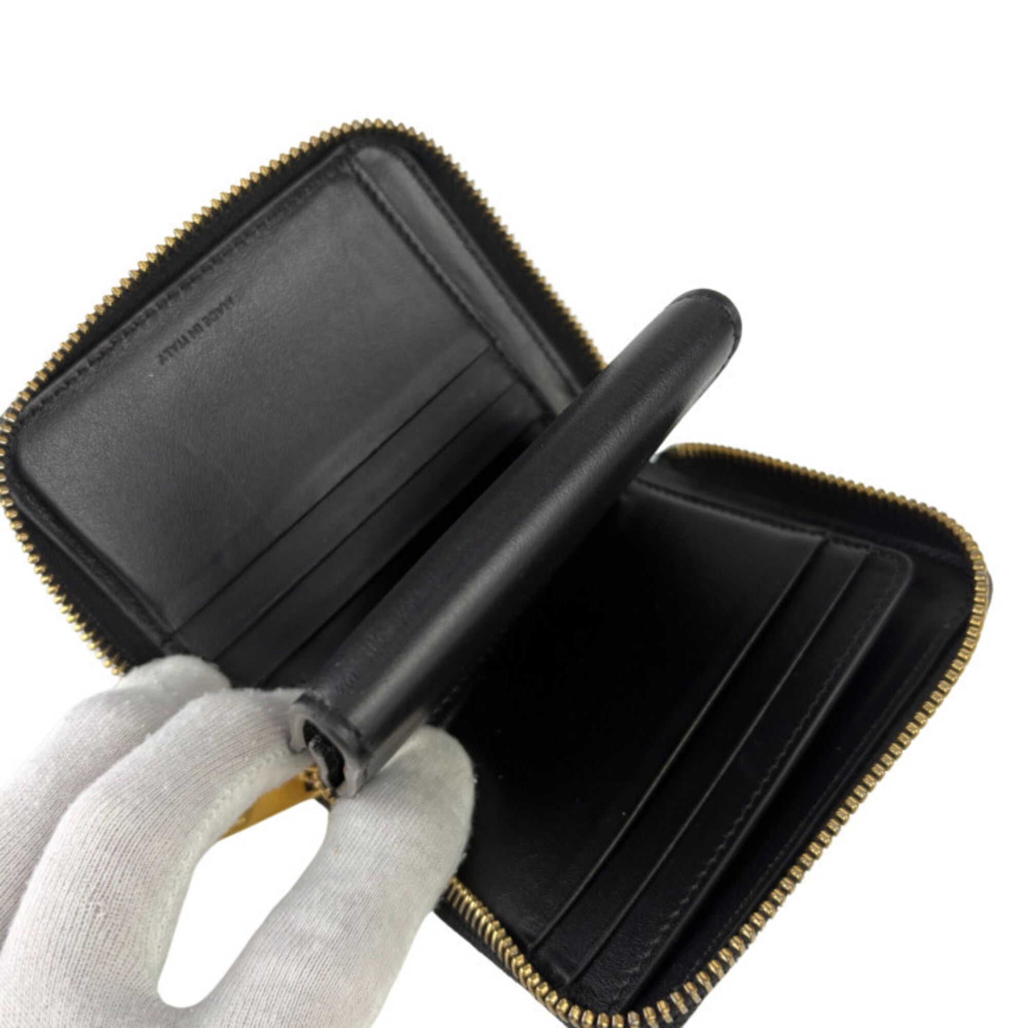 Celine Black Leather Wallet (Bi-Fold) (Pre-Owned)