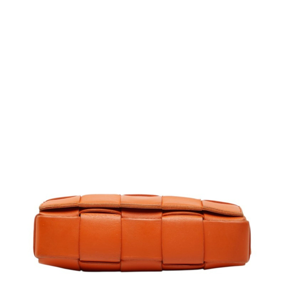 Bottega Veneta Orange Leather Shoulder Bag (Pre-Owned)