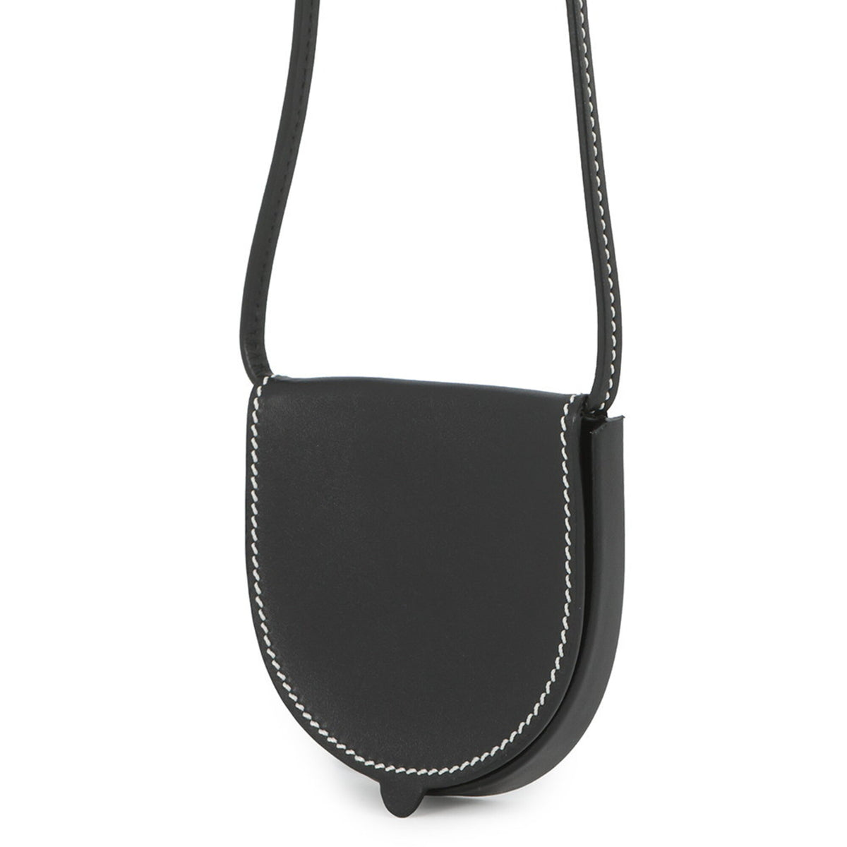 Loewe Black Leather Coin Purse/Coin Case (Pre-Owned)