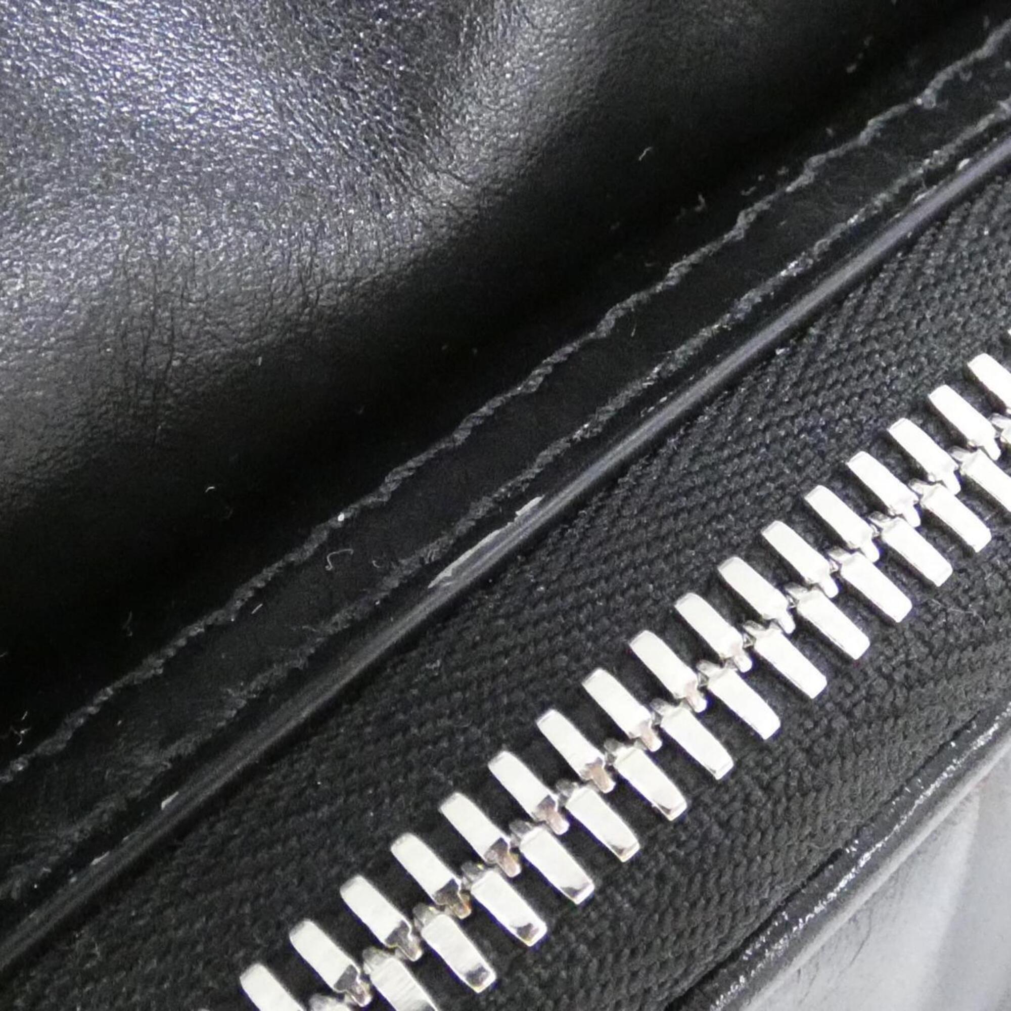 Louis Vuitton Black Leather Shoulder Bag (Pre-Owned)