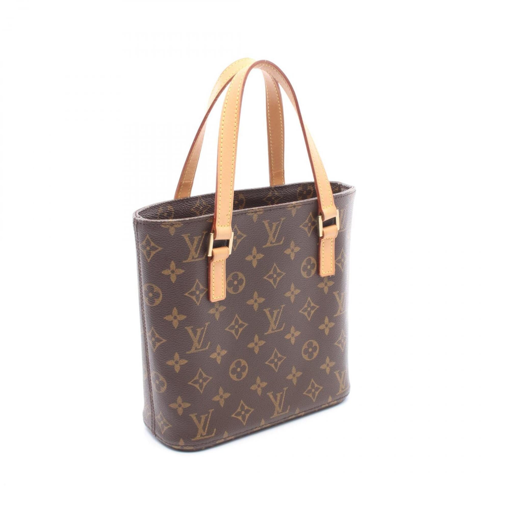 Louis Vuitton Brown Monogram Coated Canvas Leather Handbag (Pre-Owned)