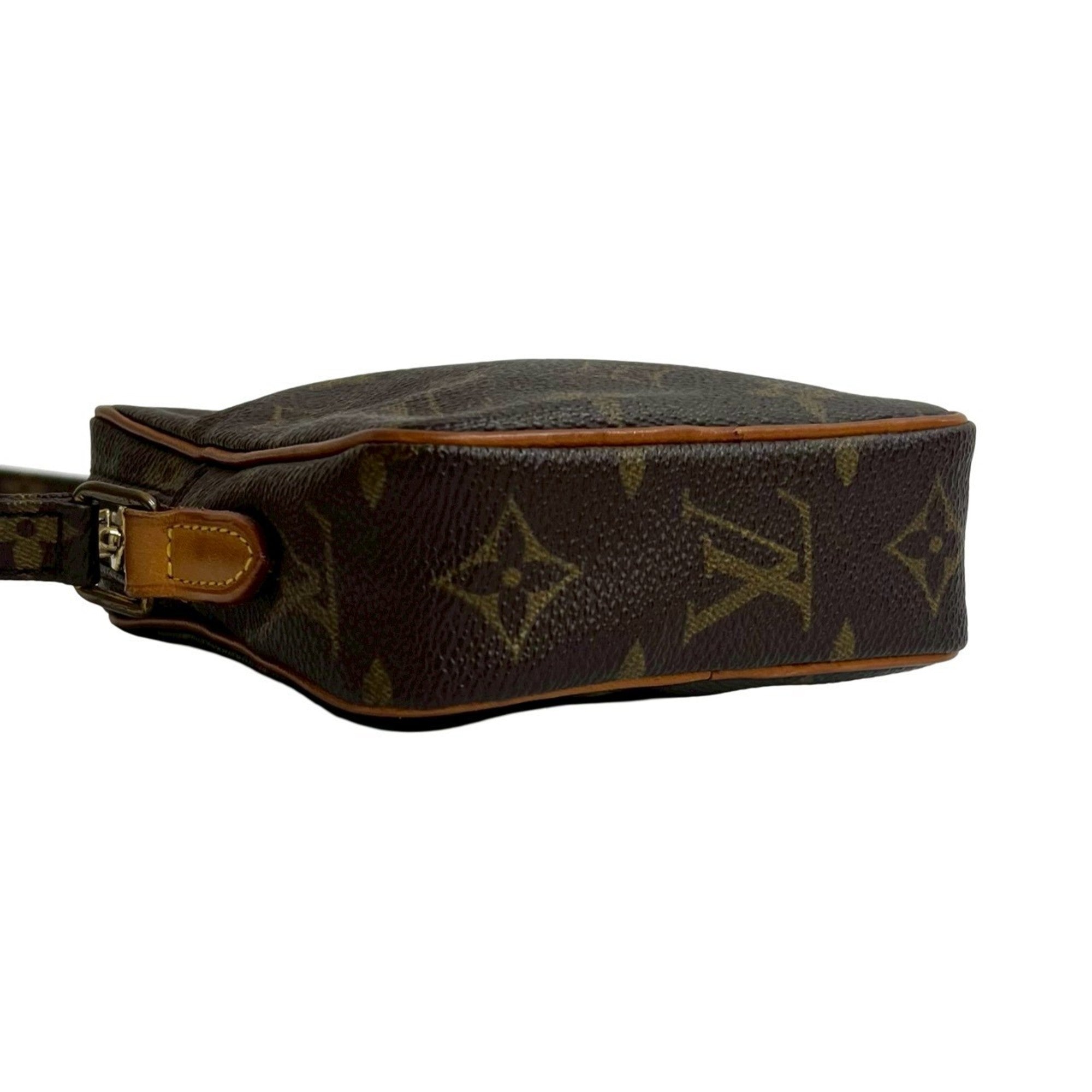 Louis Vuitton Brown Leather Pvc Pochette Shoulder Bag (Pre-Owned)